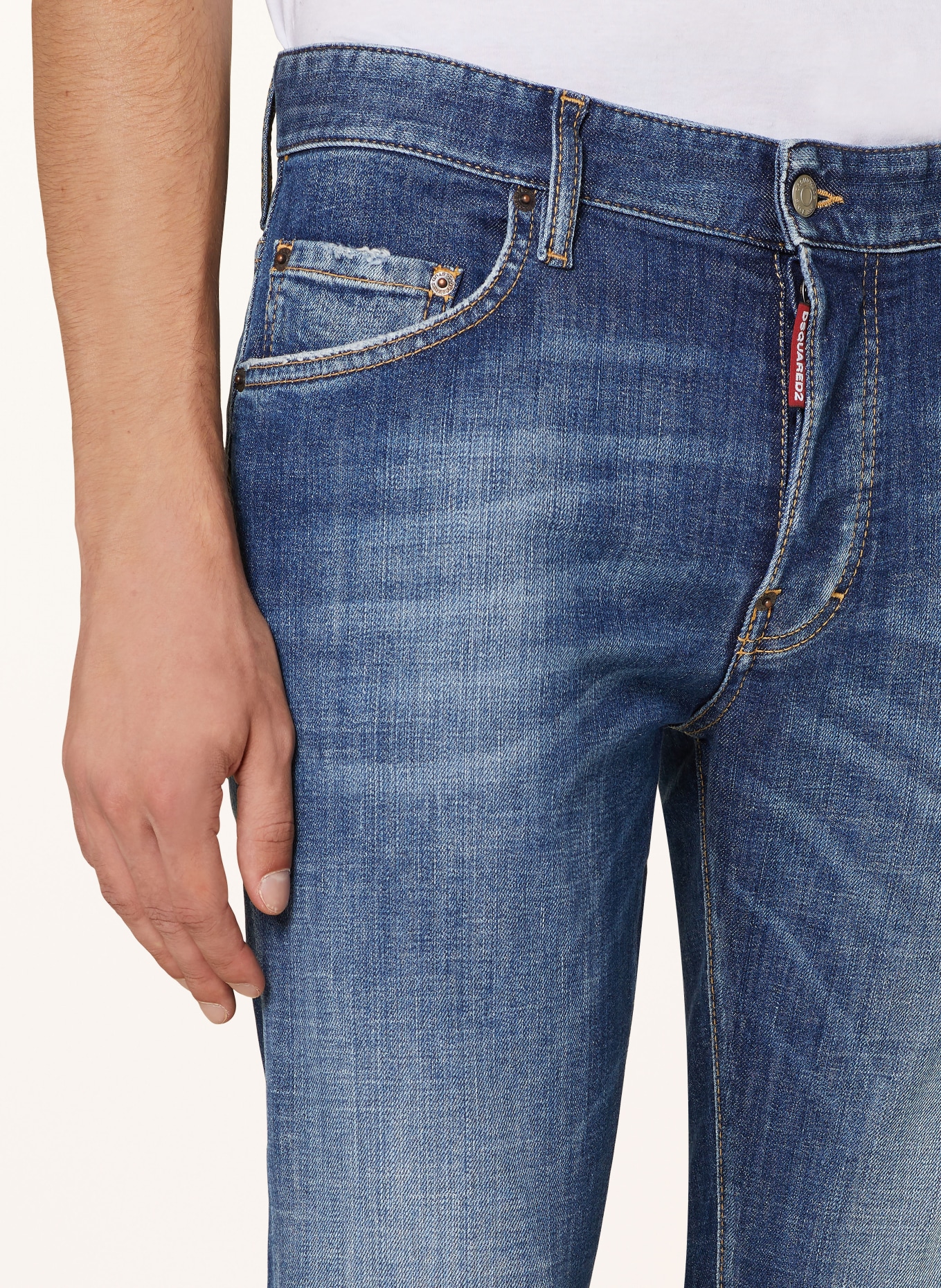 DSQUARED2 Jeans SUPER TWINKY Extra Slim Fit: 470 NAVY BLUE