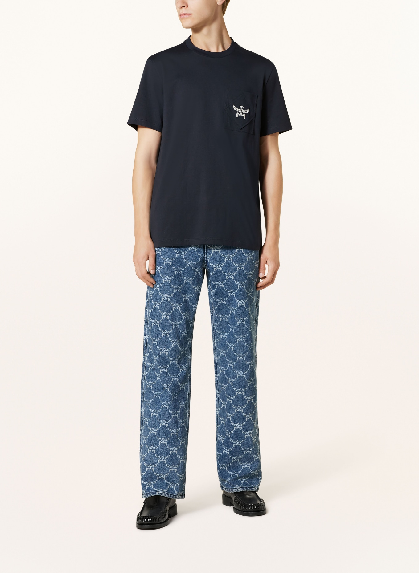 MCM T-shirt, Color: DARK BLUE (Image 2)