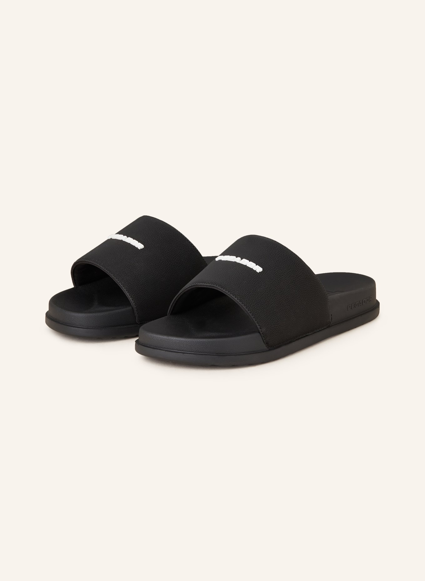 PEGADOR Slides SUNA SLIDE, Color: BLACK (Image 1)