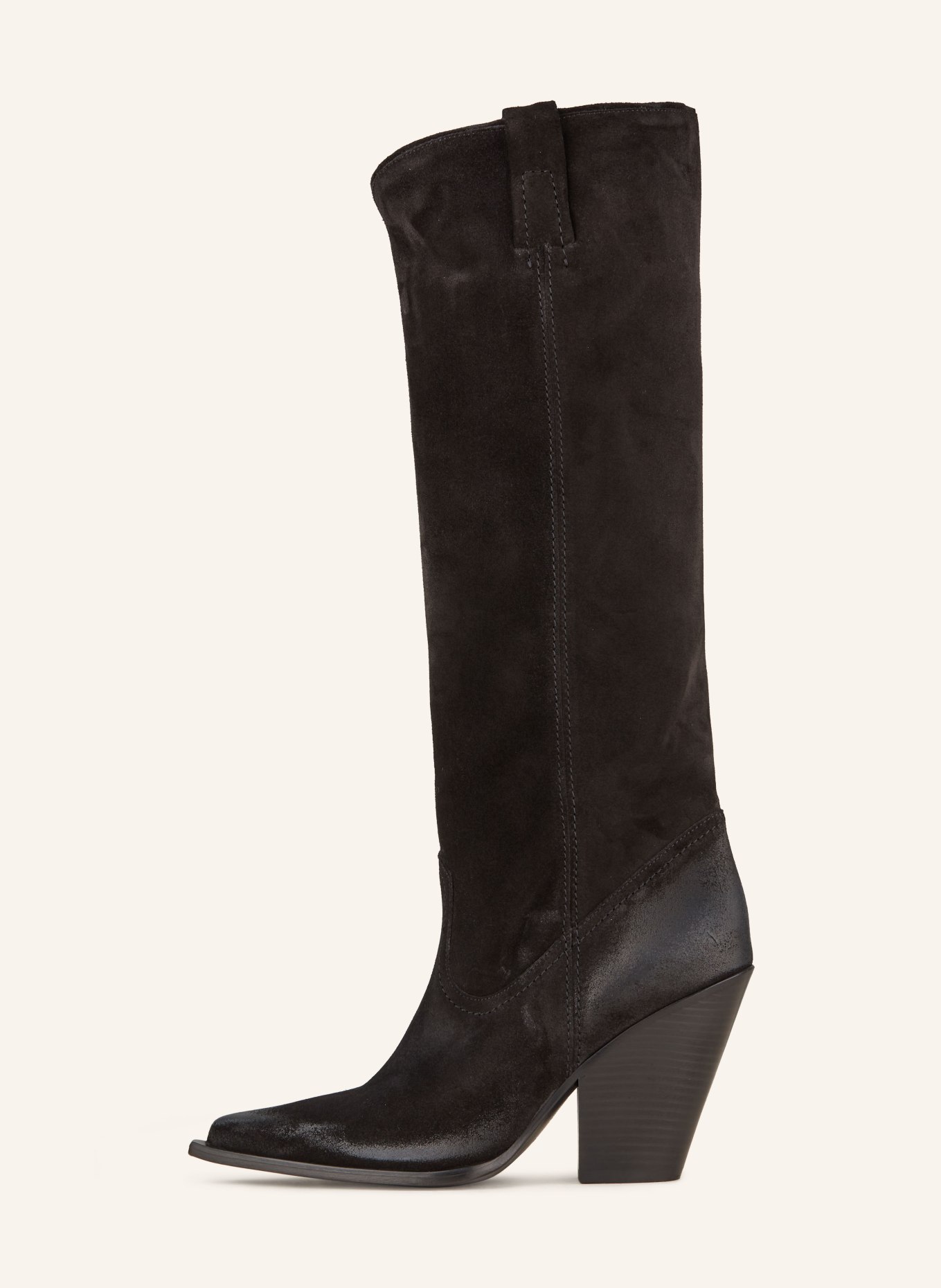ELENA IACHI Cowboy Boots: SCHWARZ