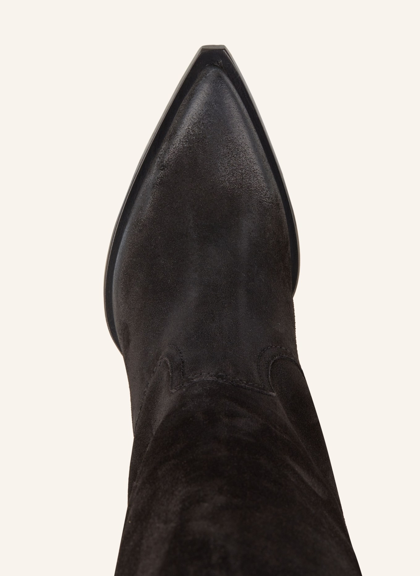 ELENA IACHI Cowboy Boots: SCHWARZ