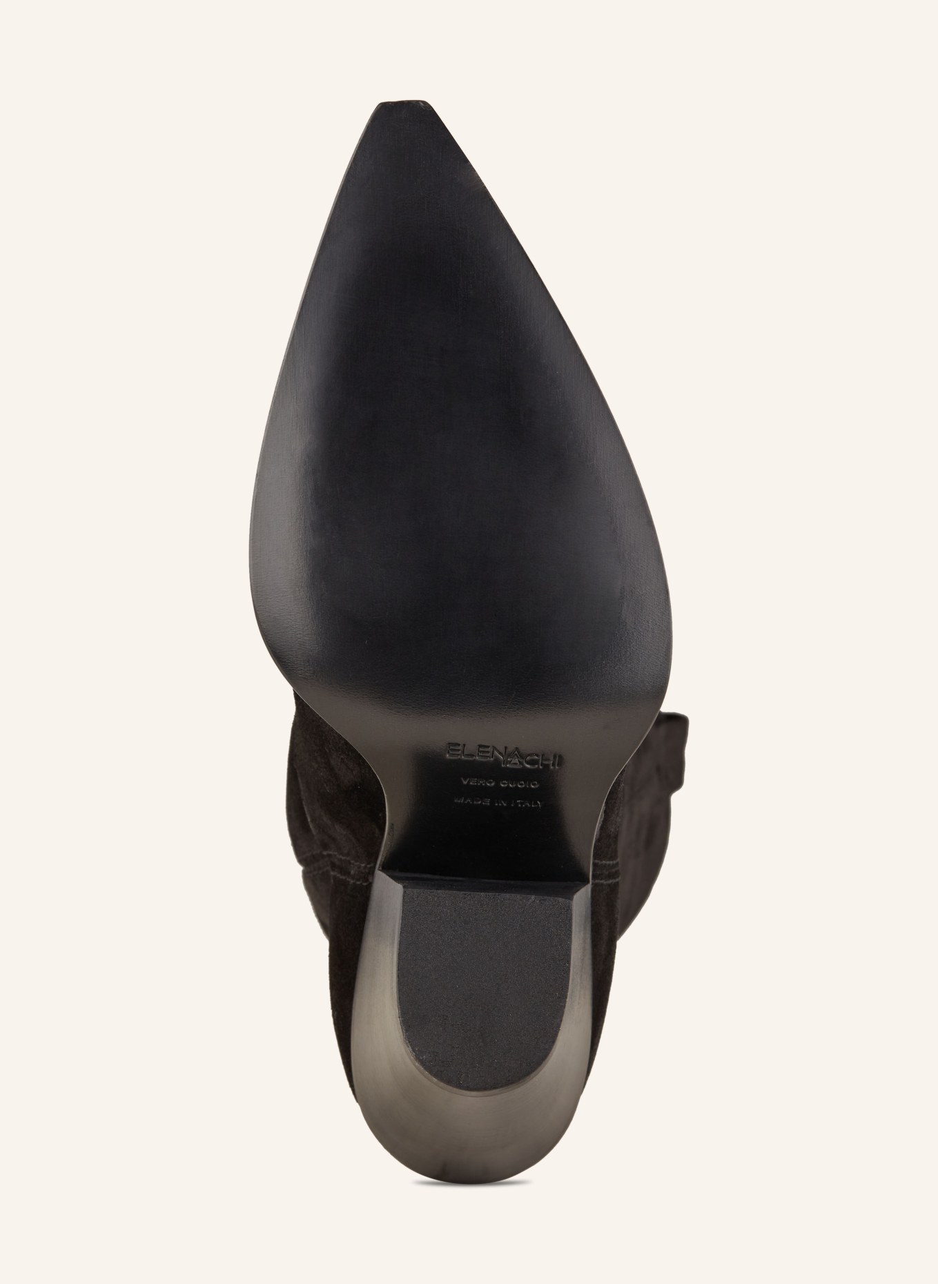 ELENA IACHI Cowboy Boots: SCHWARZ