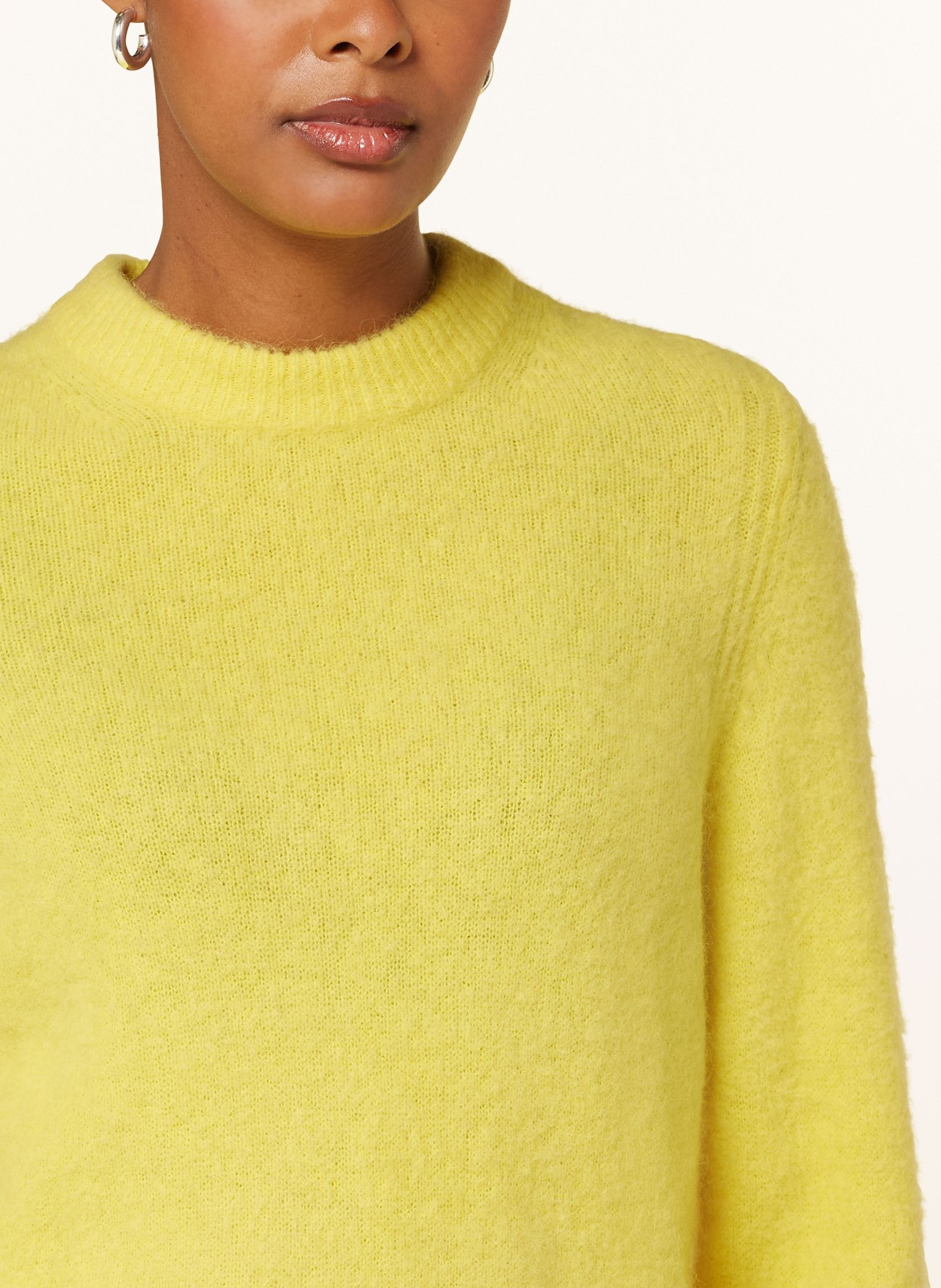 Bakaree Sweater CORVARA with alpaca, Color: YELLOW (Image 4)