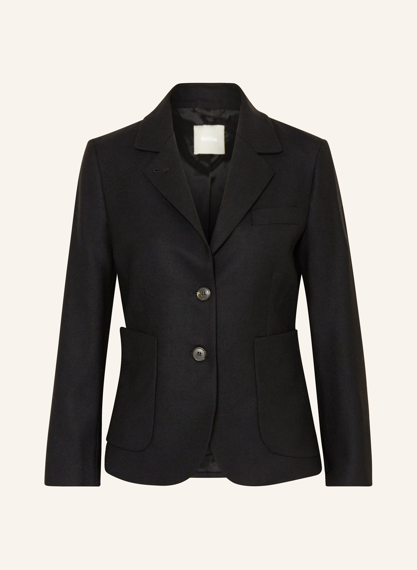 Kiltie Blazer LIN, Farbe: SCHWARZ (Bild 1)