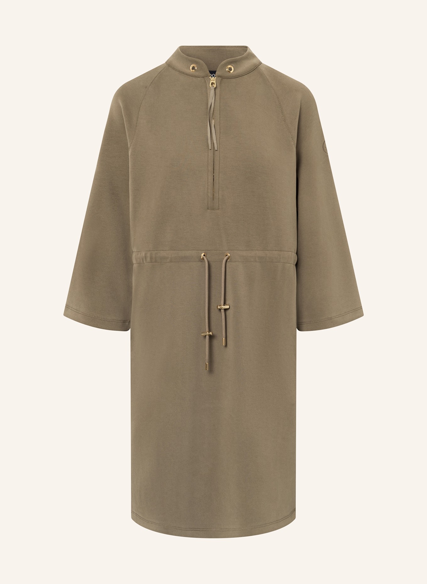 JOOP! Sweatkleid mit 3/4-Ärmel: KHAKI