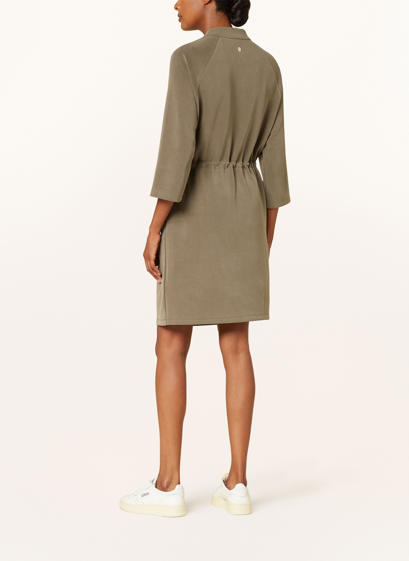JOOP! Sweatkleid mit 3/4-Ärmel: KHAKI