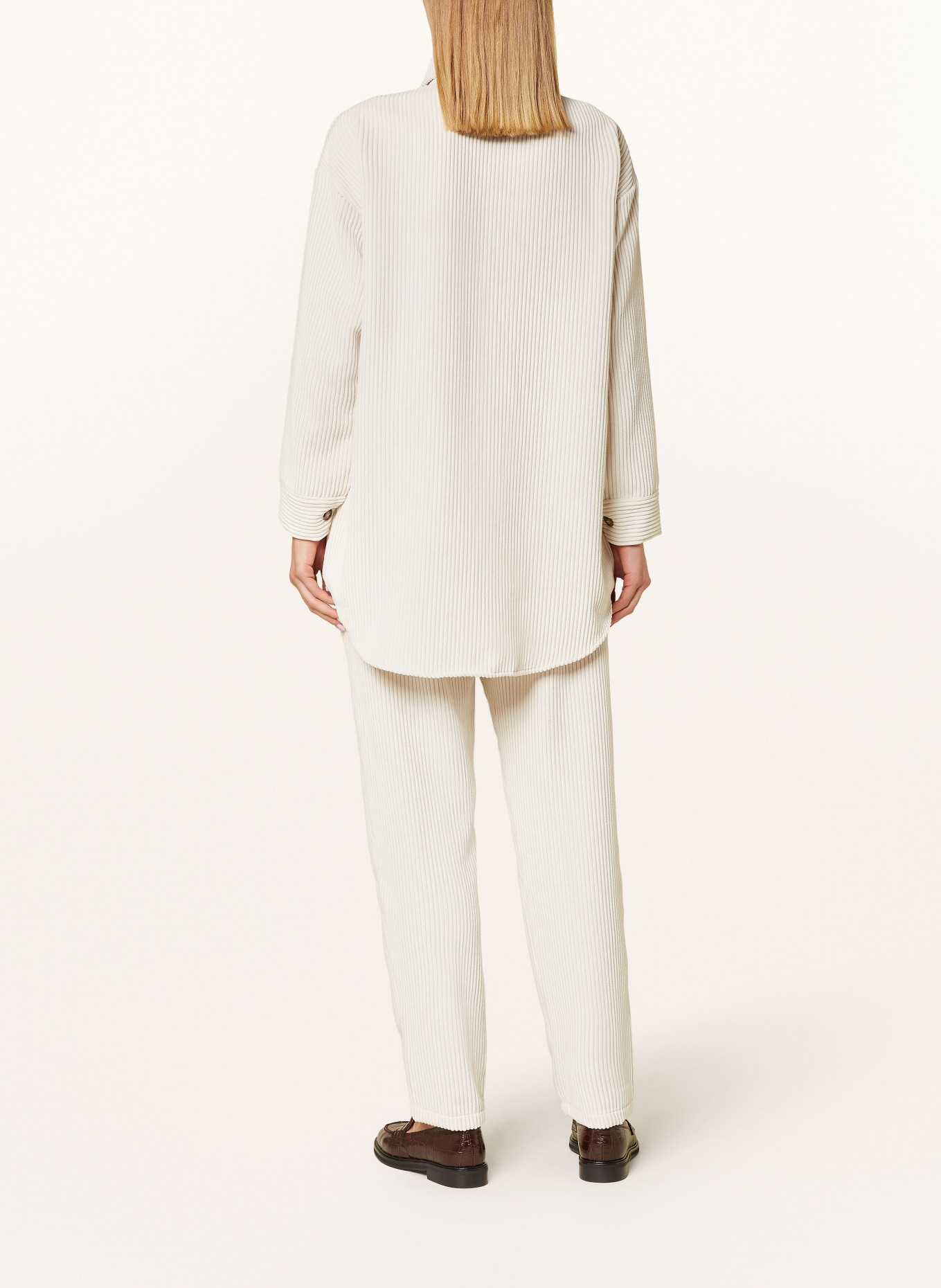 darling harbour Hemdbluse aus Cord: ECRU