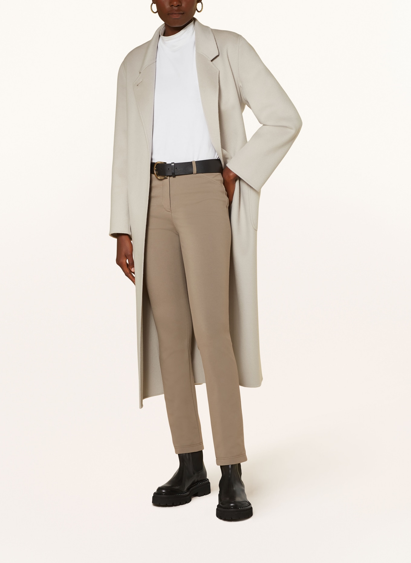 pamela henson Jersey pants PHPEPPER, Color: TAUPE (Image 2)