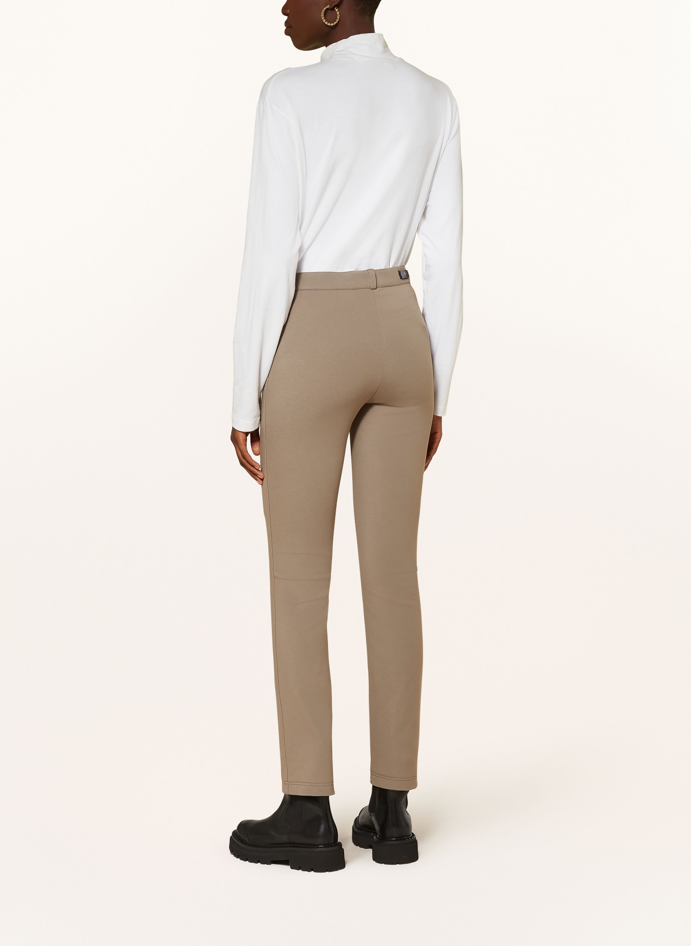 pamela henson Jersey pants PHPEPPER, Color: TAUPE (Image 3)