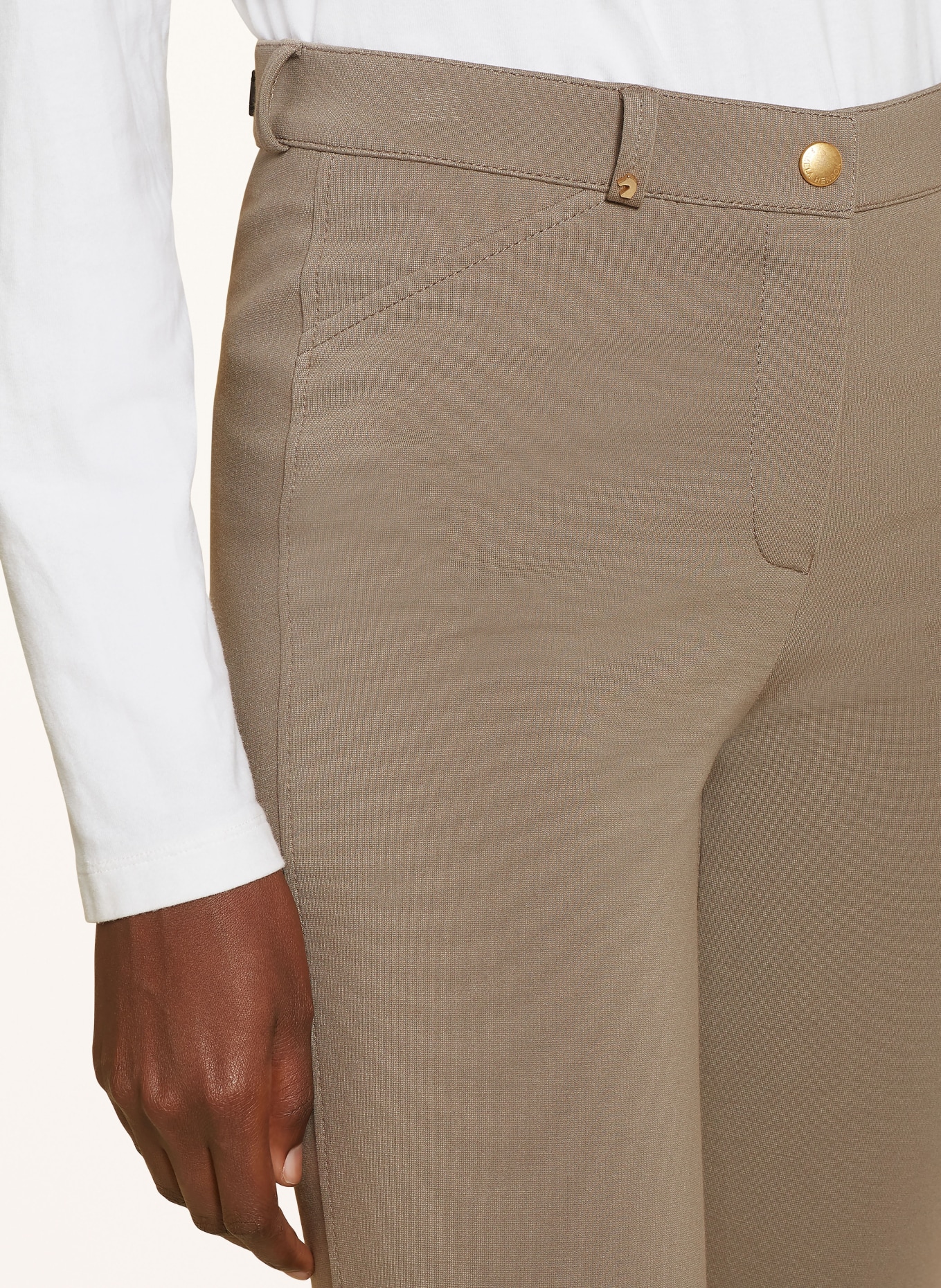 pamela henson Jersey pants PHPEPPER, Color: TAUPE (Image 5)