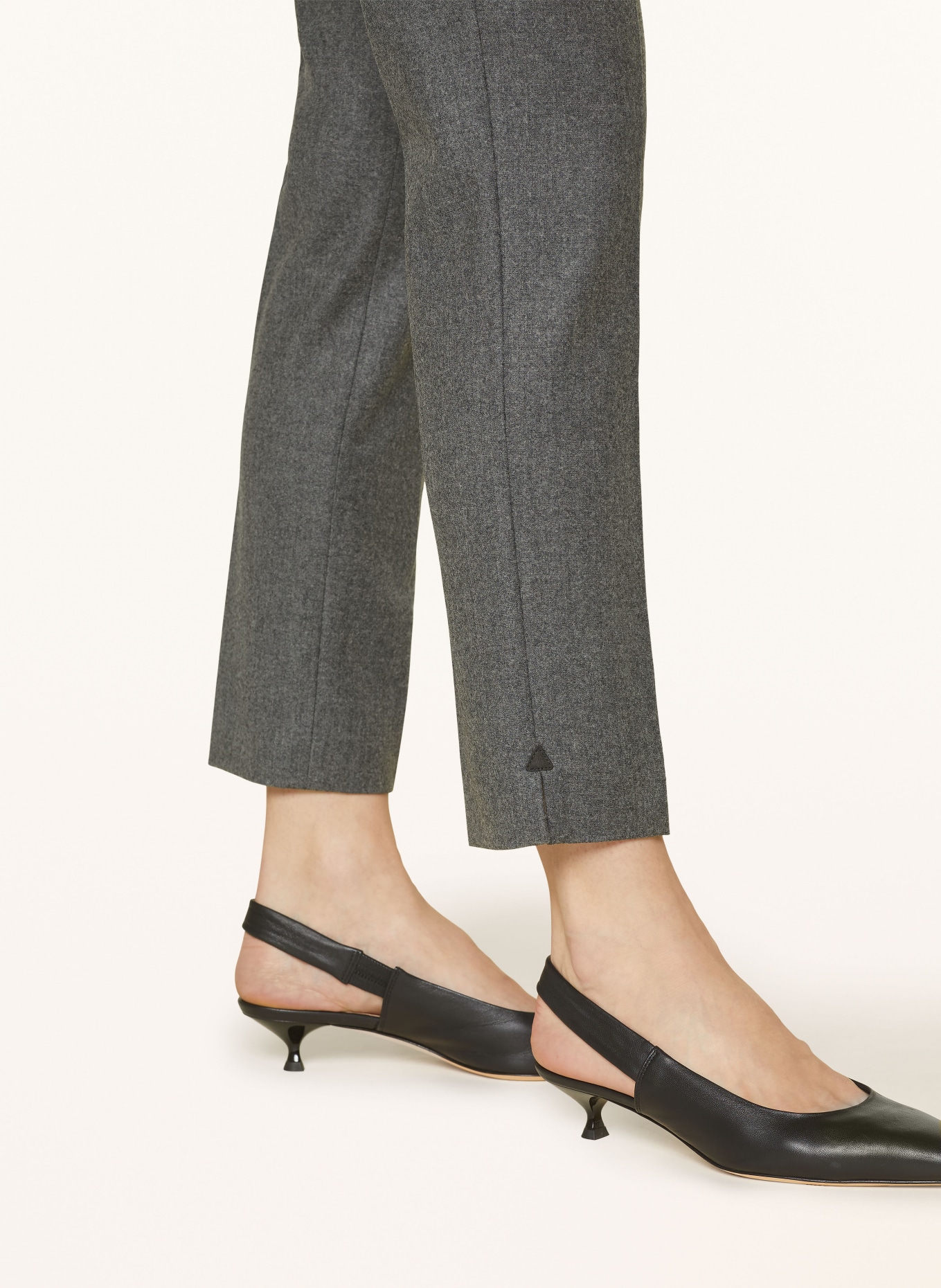 pamela henson Flannel trousers PHALINEL, Color: GRAY (Image 6)