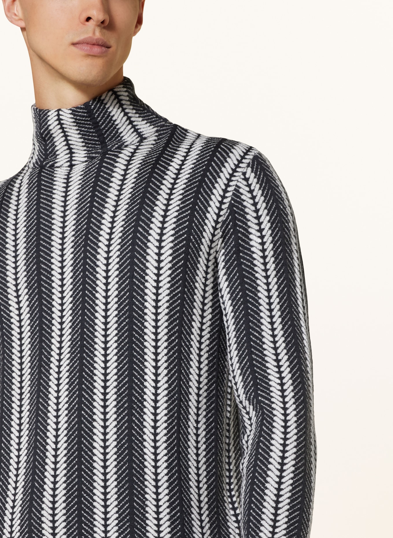 White armani jumper cheap