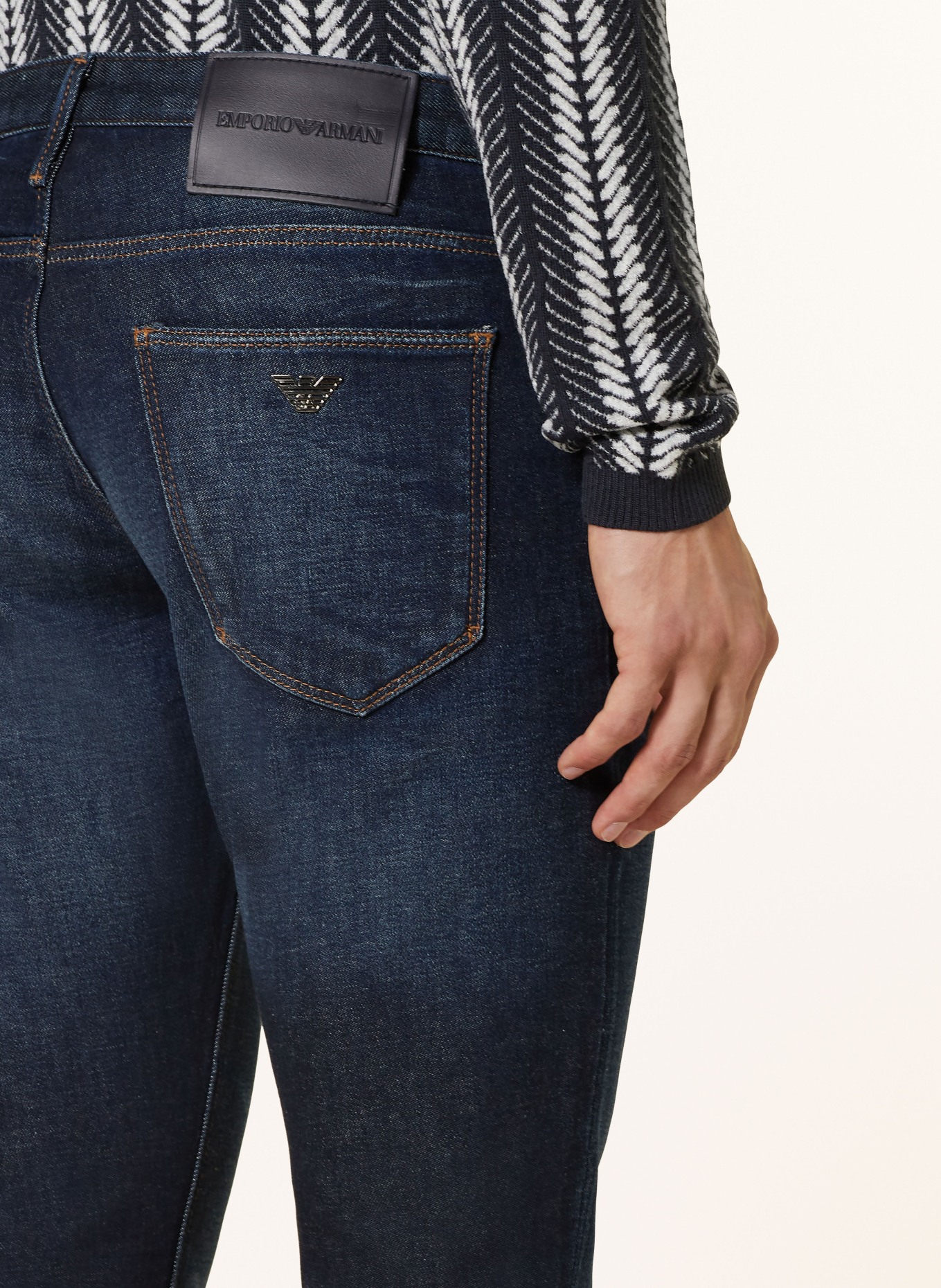 EMPORIO ARMANI Jeans slim fit in 0941 denim blu md
