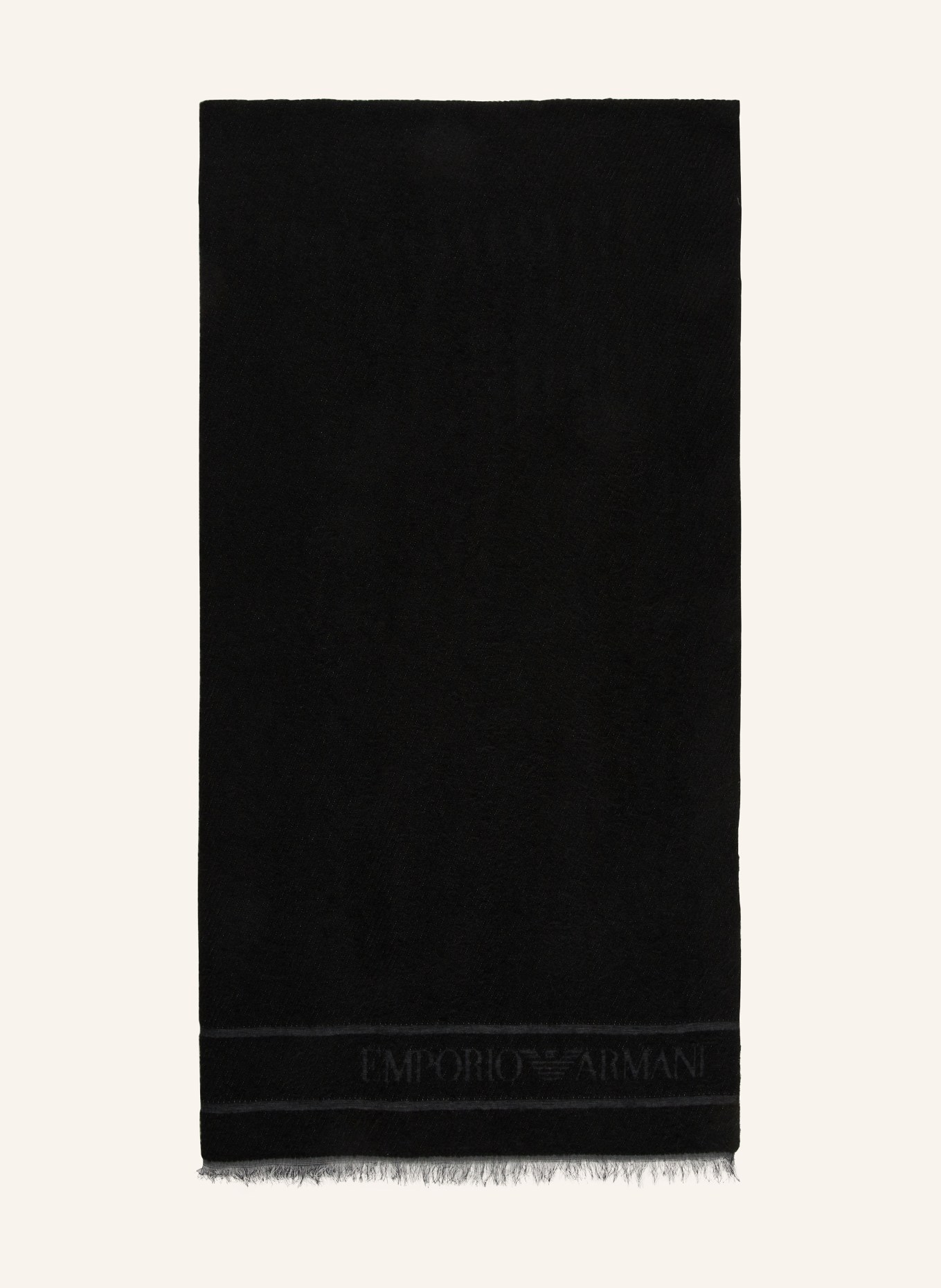 EMPORIO ARMANI Schal: SCHWARZ