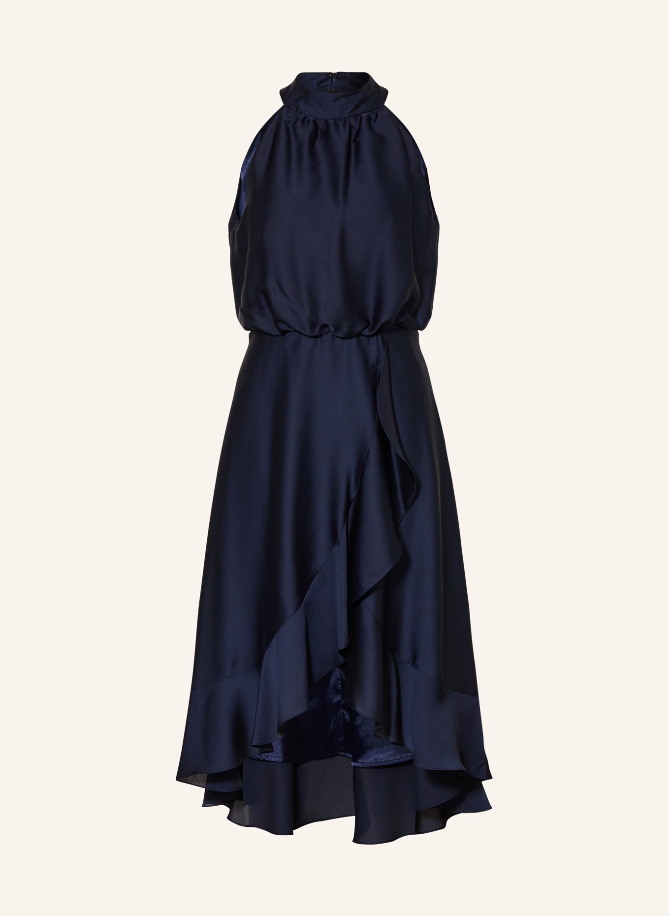 Satin swing dress sale