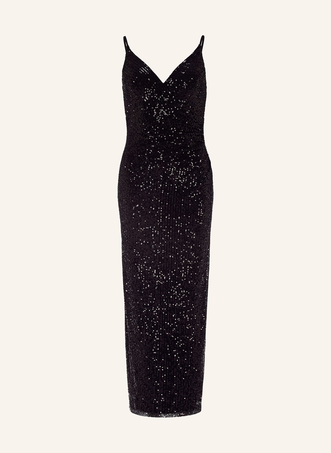 SWING Abendkleid mit Pailletten: SCHWARZ