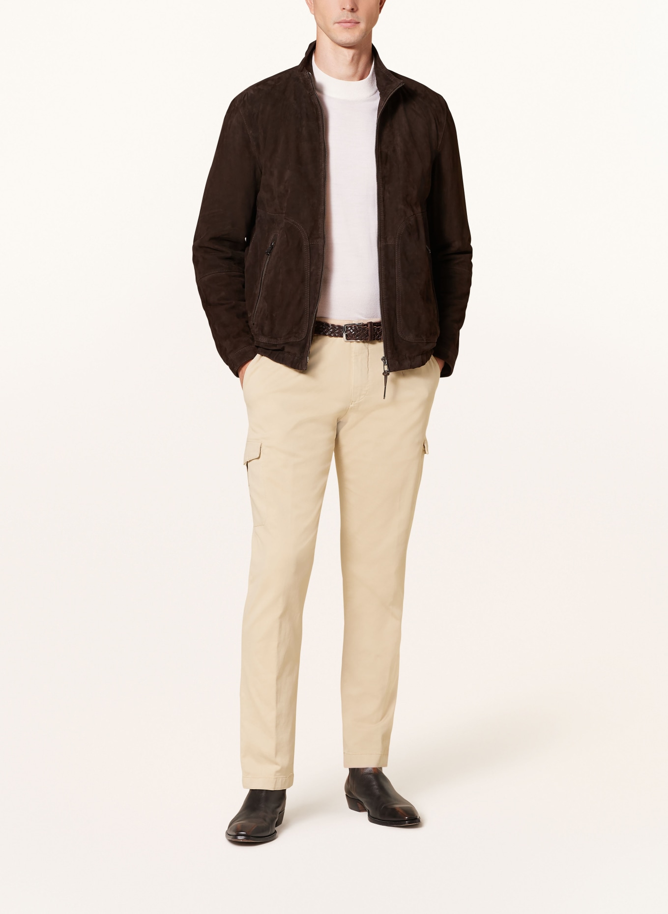 windsor. Cargo pants FEDE-D regular fit: BEIGE
