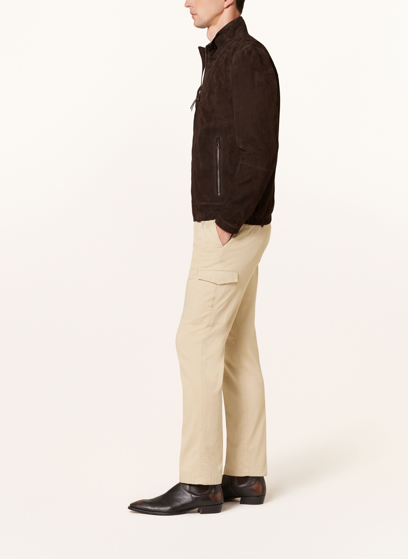 windsor. Cargo pants FEDE-D regular fit: BEIGE
