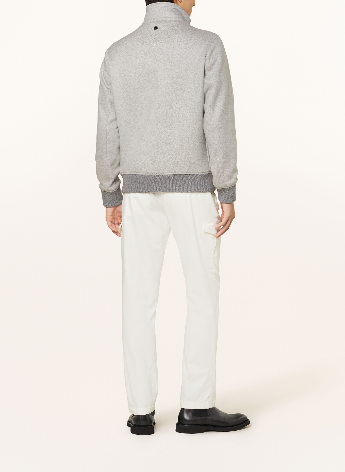 windsor. Cashmere bomber jacket CASA, Color: LIGHT GRAY (Image 3)