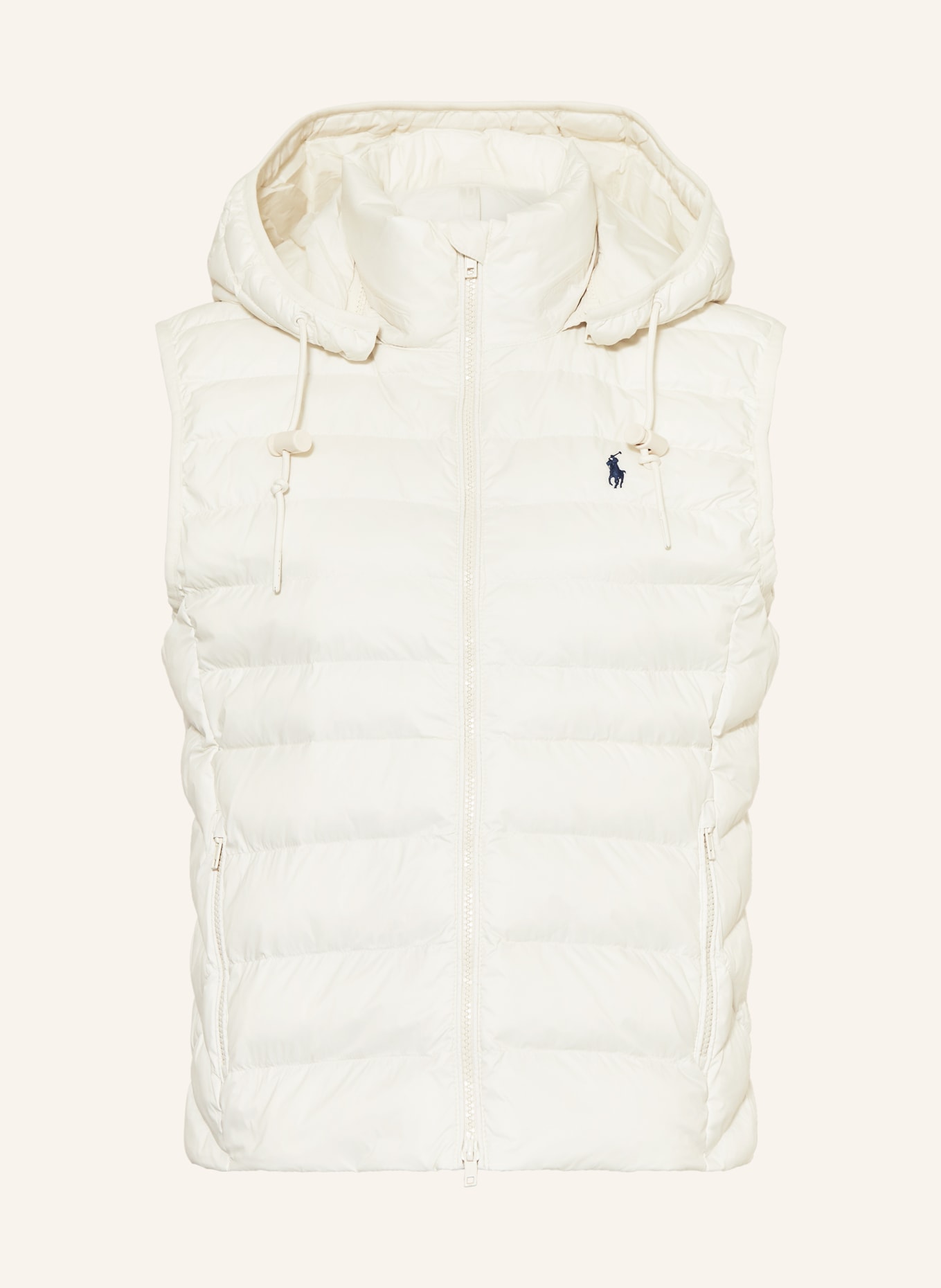 POLO RALPH LAUREN Quilted vest with removable hood