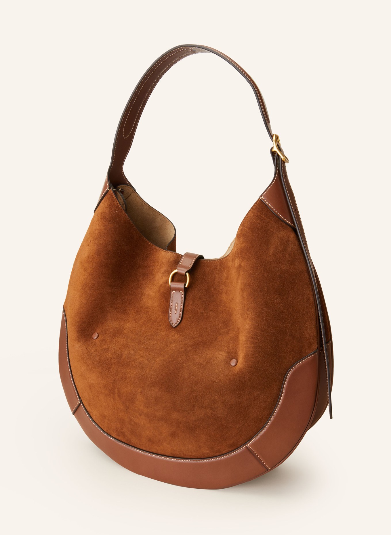 POLO RALPH LAUREN schoudertas: COGNAC