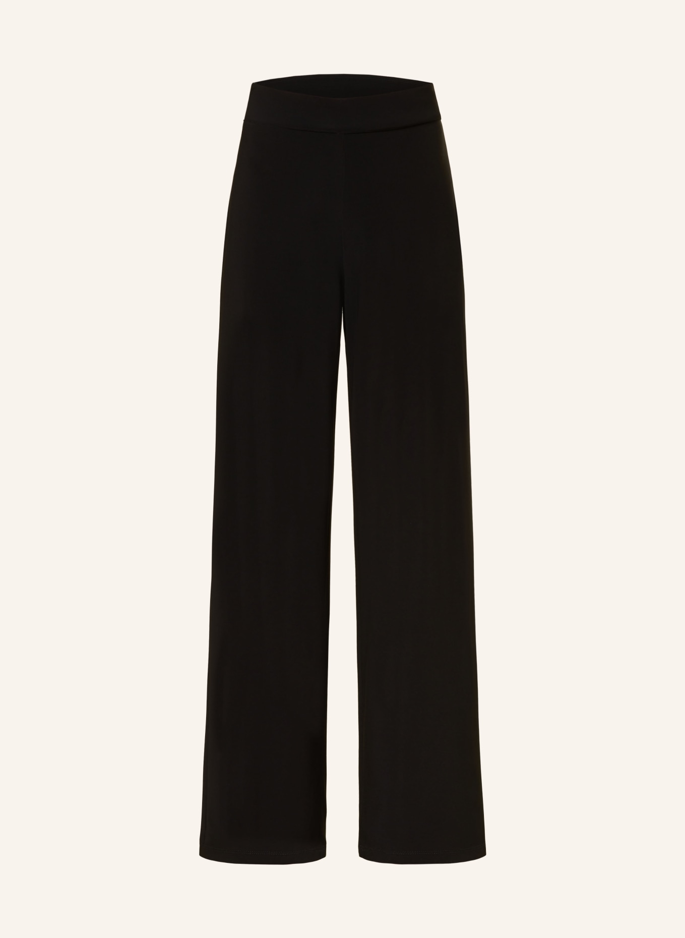 Joseph Ribkoff SIGNATURE Wide leg trousers made of jersey, Color: BLACK (Image 1)