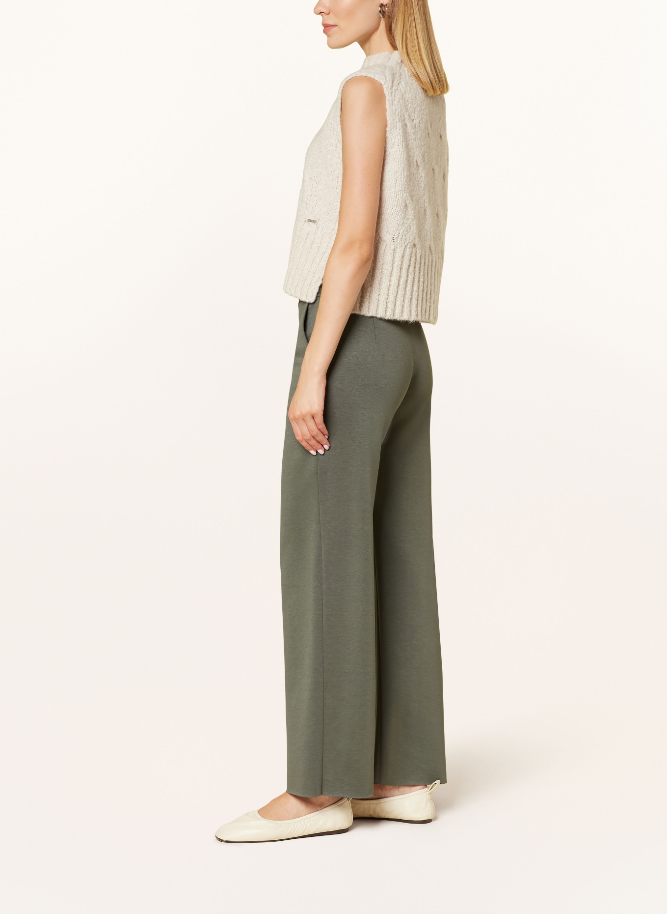 CINQUE Jersey pants CISOLO, Color: GREEN (Image 4)