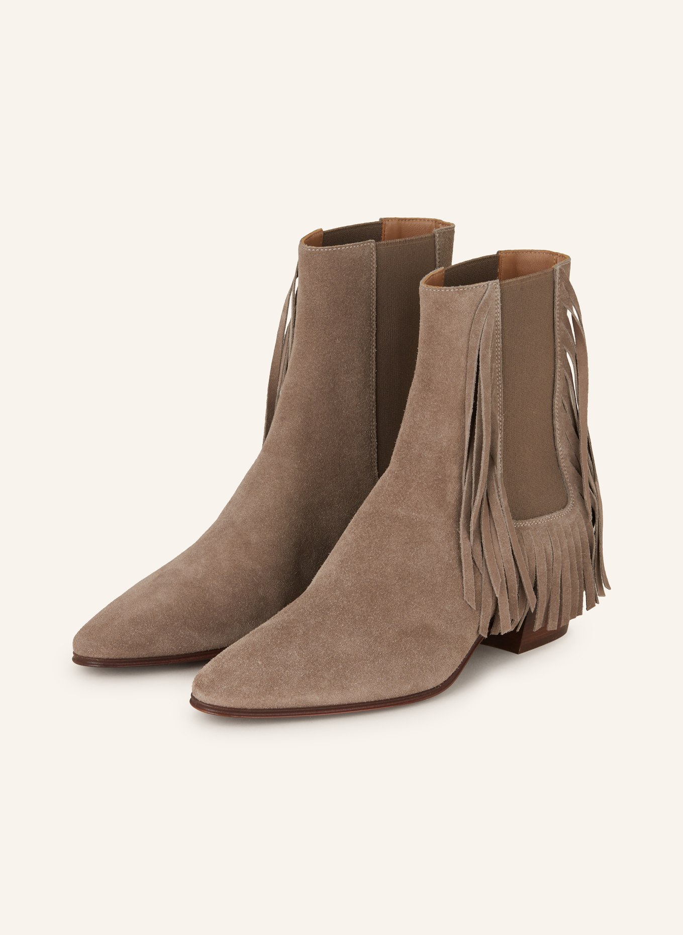 CASADEI Chelsea boots: TAUPE