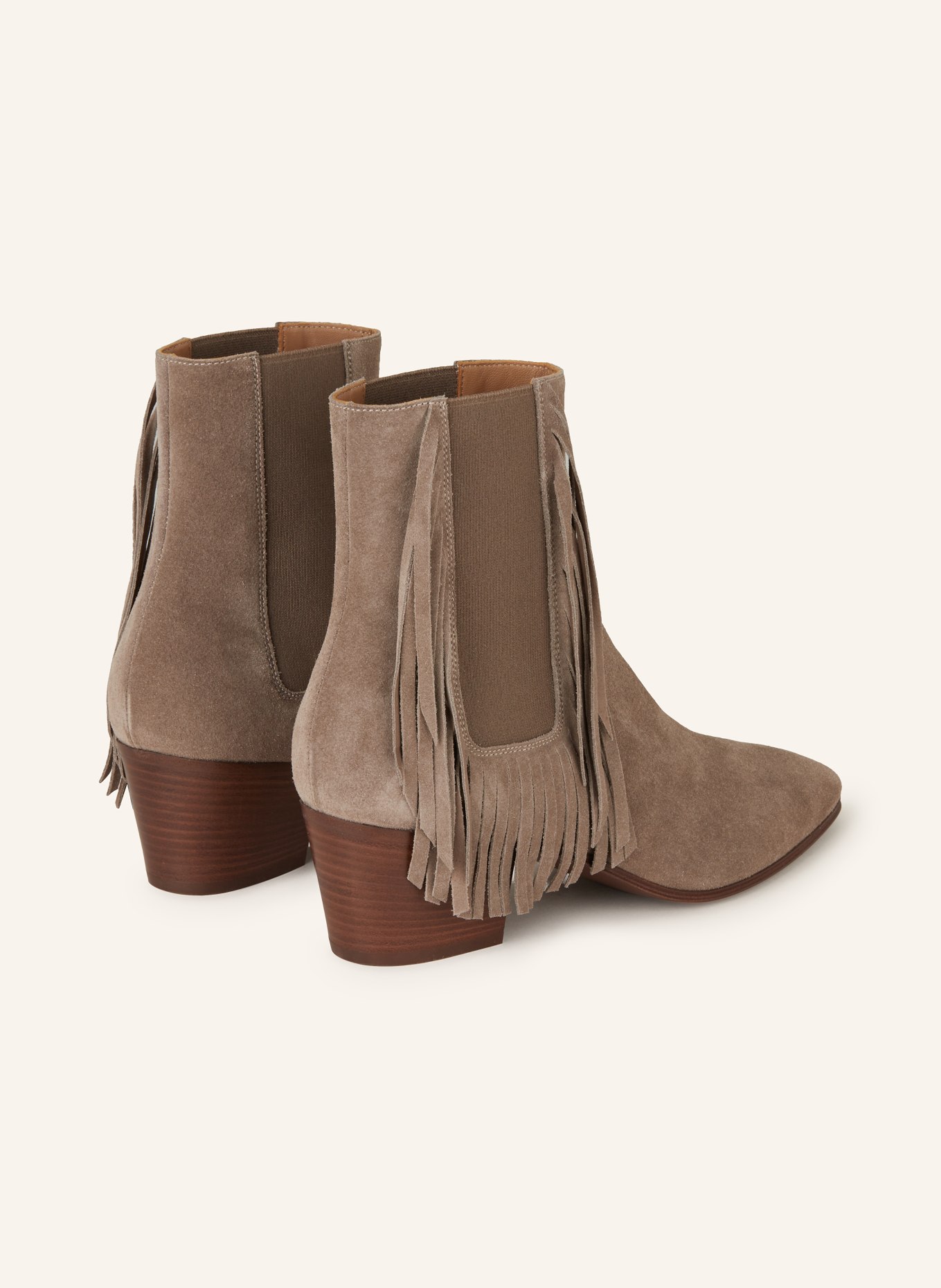 CASADEI Chelsea boots: TAUPE