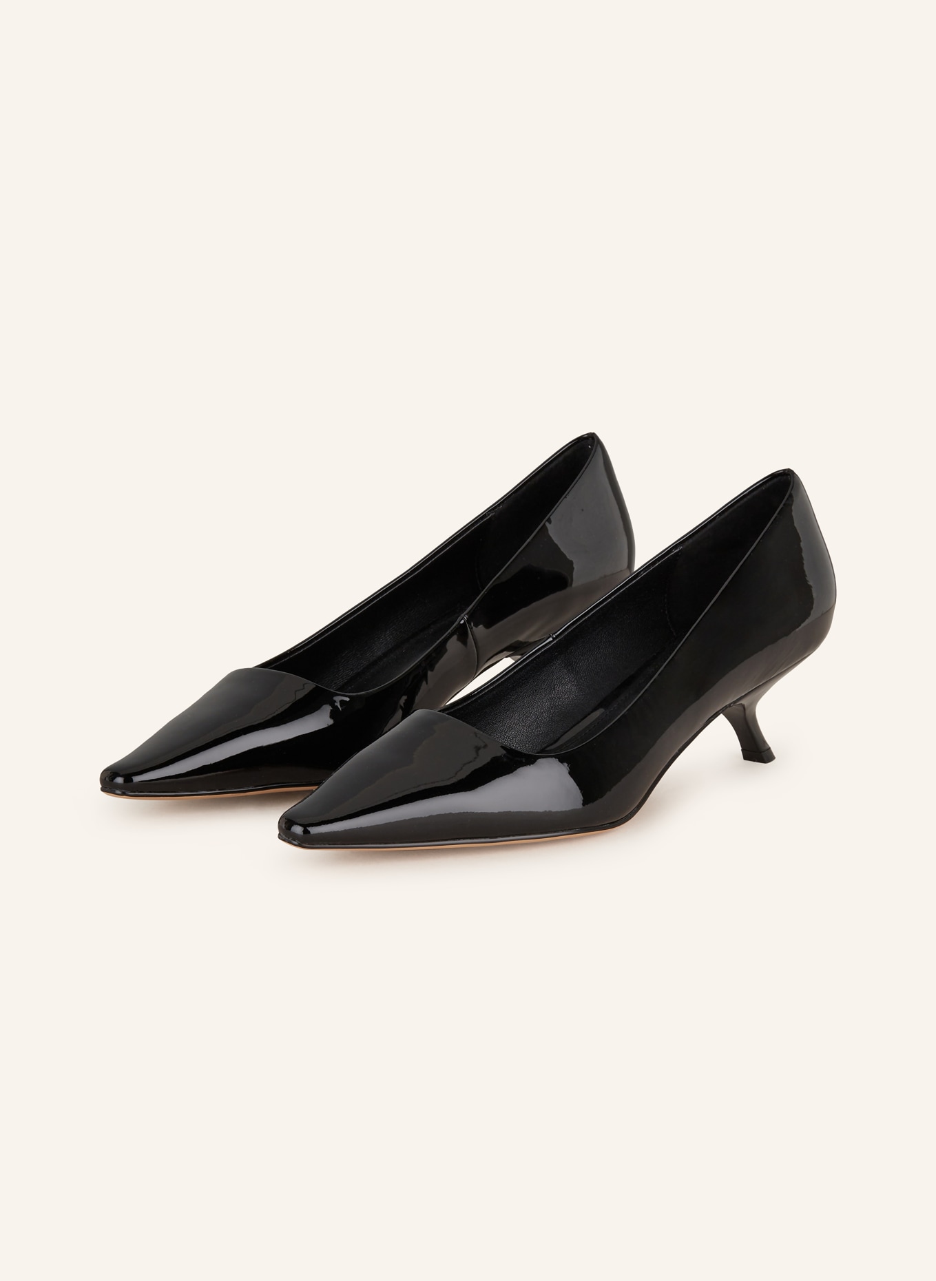 Lola Cruz Patent pumps DIVINE, Color: BLACK (Image 1)