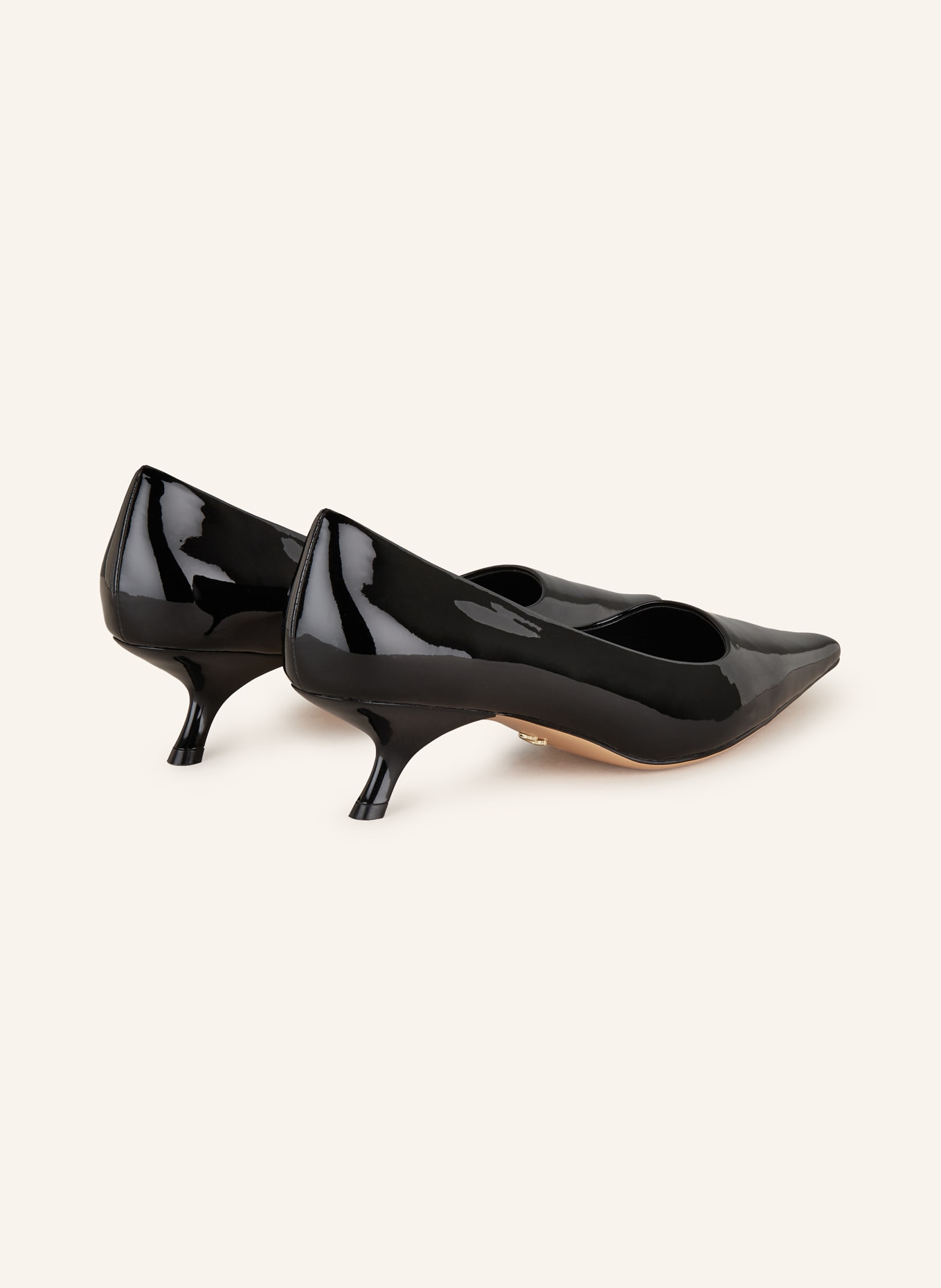 Lola Cruz Patent pumps DIVINE, Color: BLACK (Image 2)