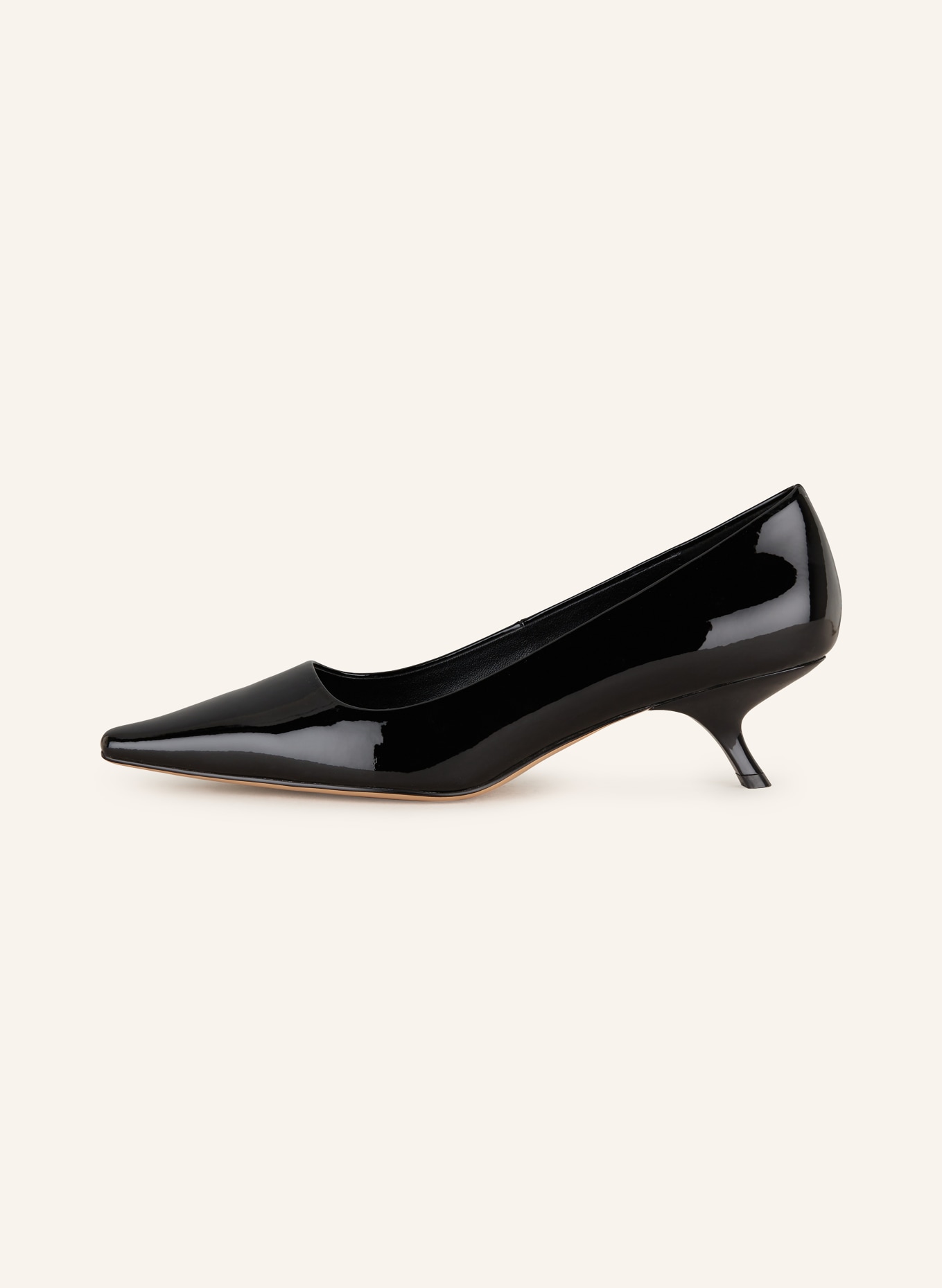 Lola Cruz Patent pumps DIVINE, Color: BLACK (Image 4)