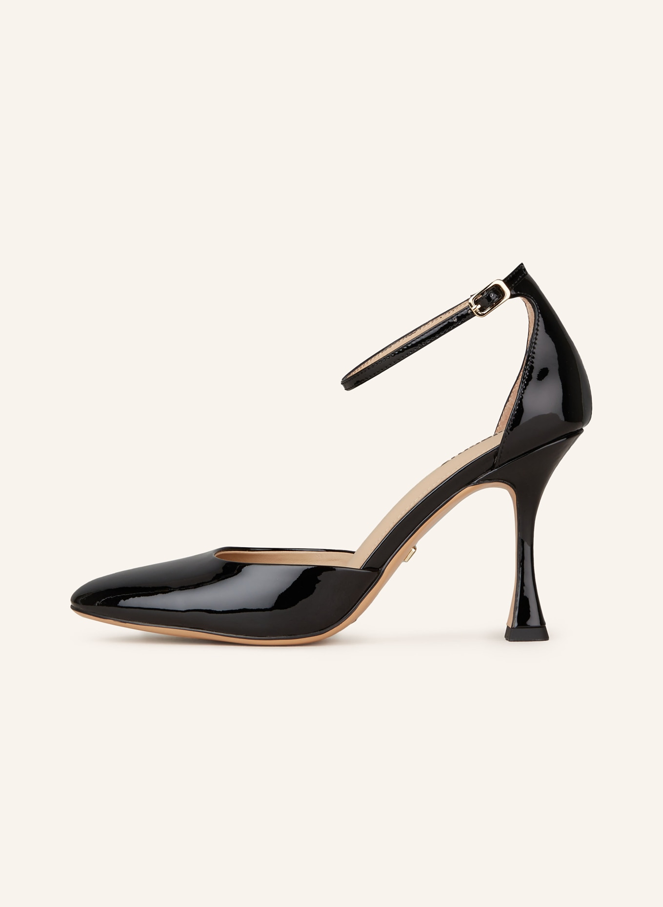 Lola Cruz Patent pumps DURY in black