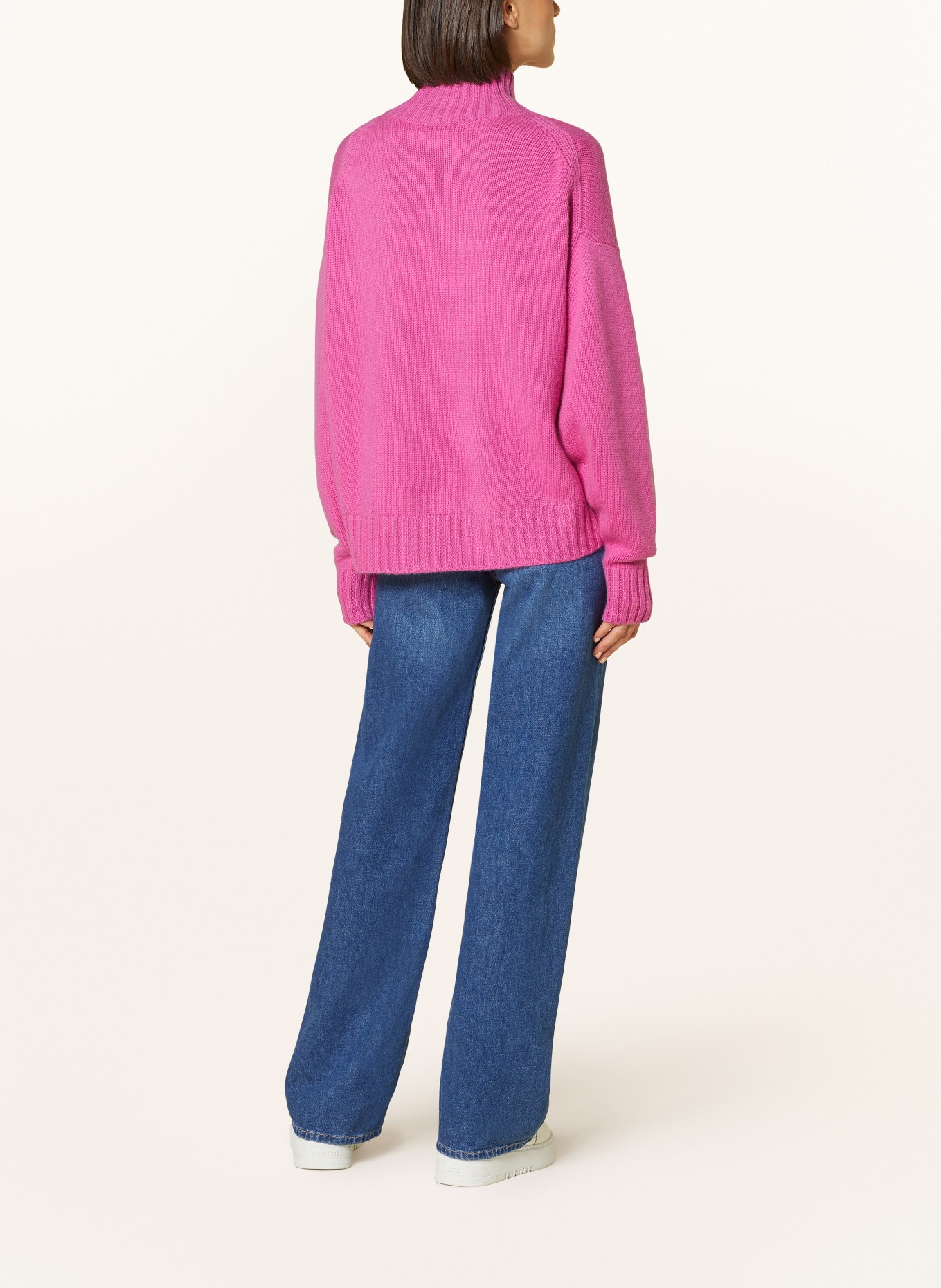 PURSCHOEN Oversized-Pullover FLORENZ aus Cashmere, Farbe: PINK (Bild 3)