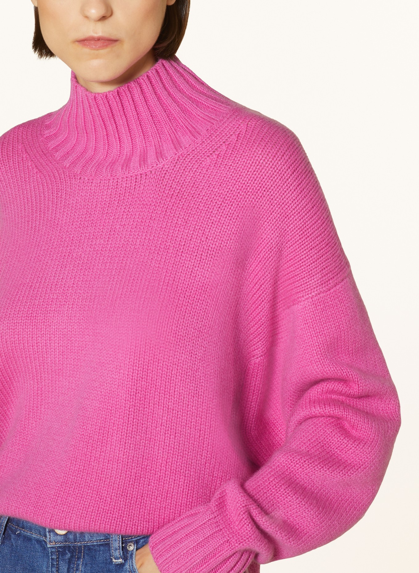 PURSCHOEN Oversized-Pullover FLORENZ aus Cashmere, Farbe: PINK (Bild 4)