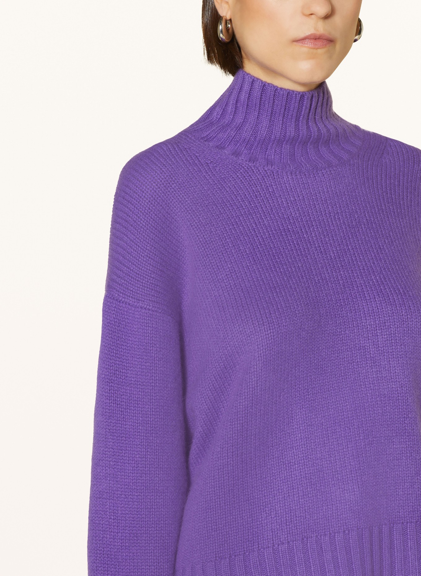 PURSCHOEN Oversized-Pullover FLORENZ aus Cashmere, Farbe: LILA (Bild 4)