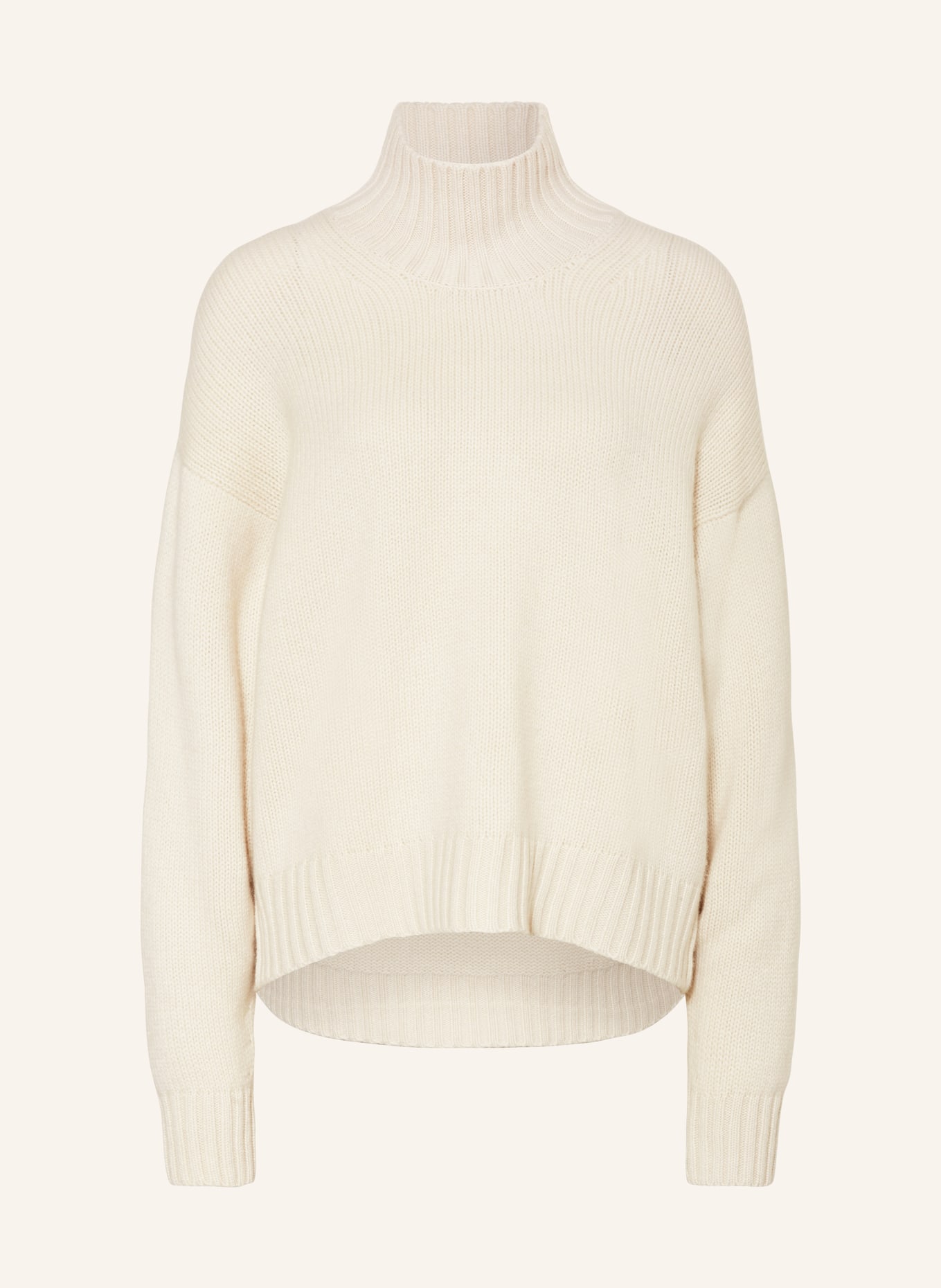 PURSCHOEN Oversized-Pullover FLORENZ aus Cashmere: CREME