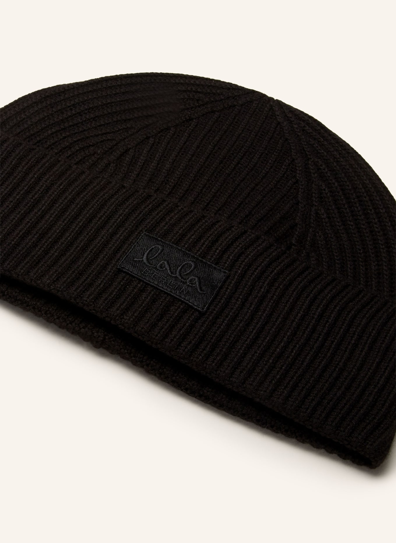 Lala Berlin Czapka LINES: CZARNY