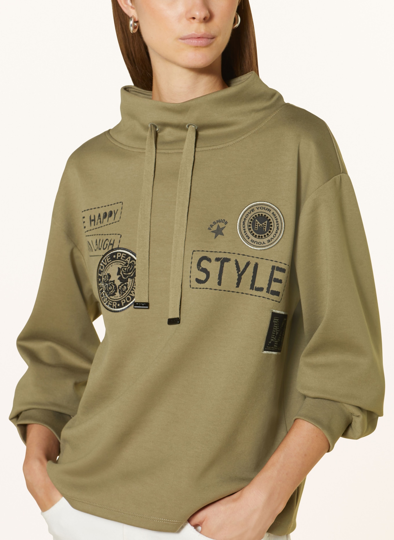 Monari Strickpullover Monari Pullover Mit Kapuze Monari Damen