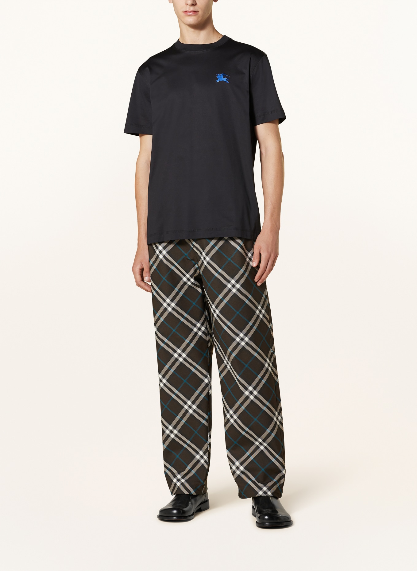 BURBERRY T-shirt: CZARNY