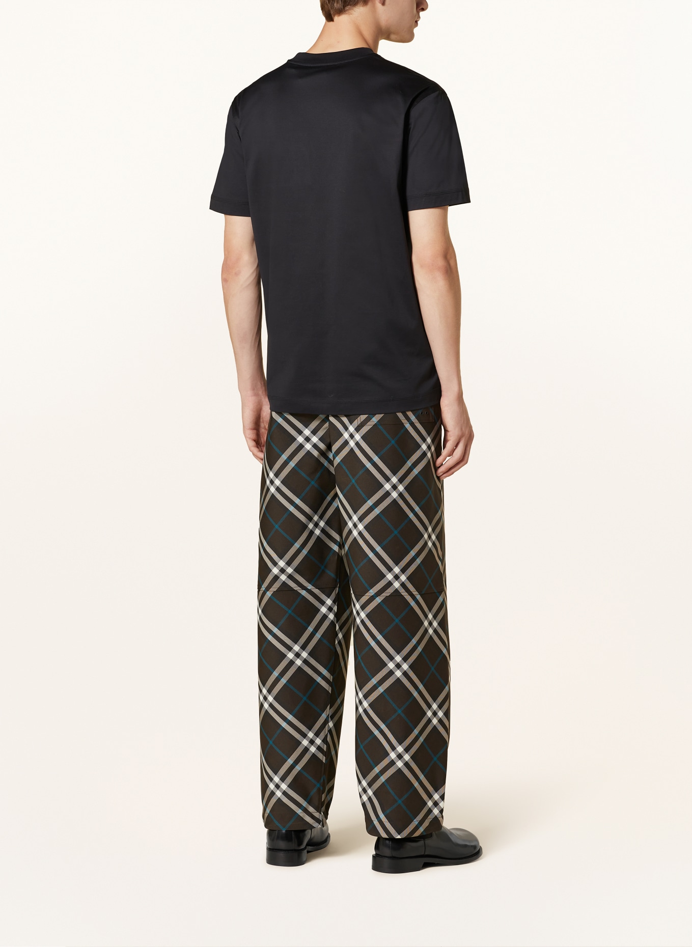 BURBERRY T-shirt: CZARNY