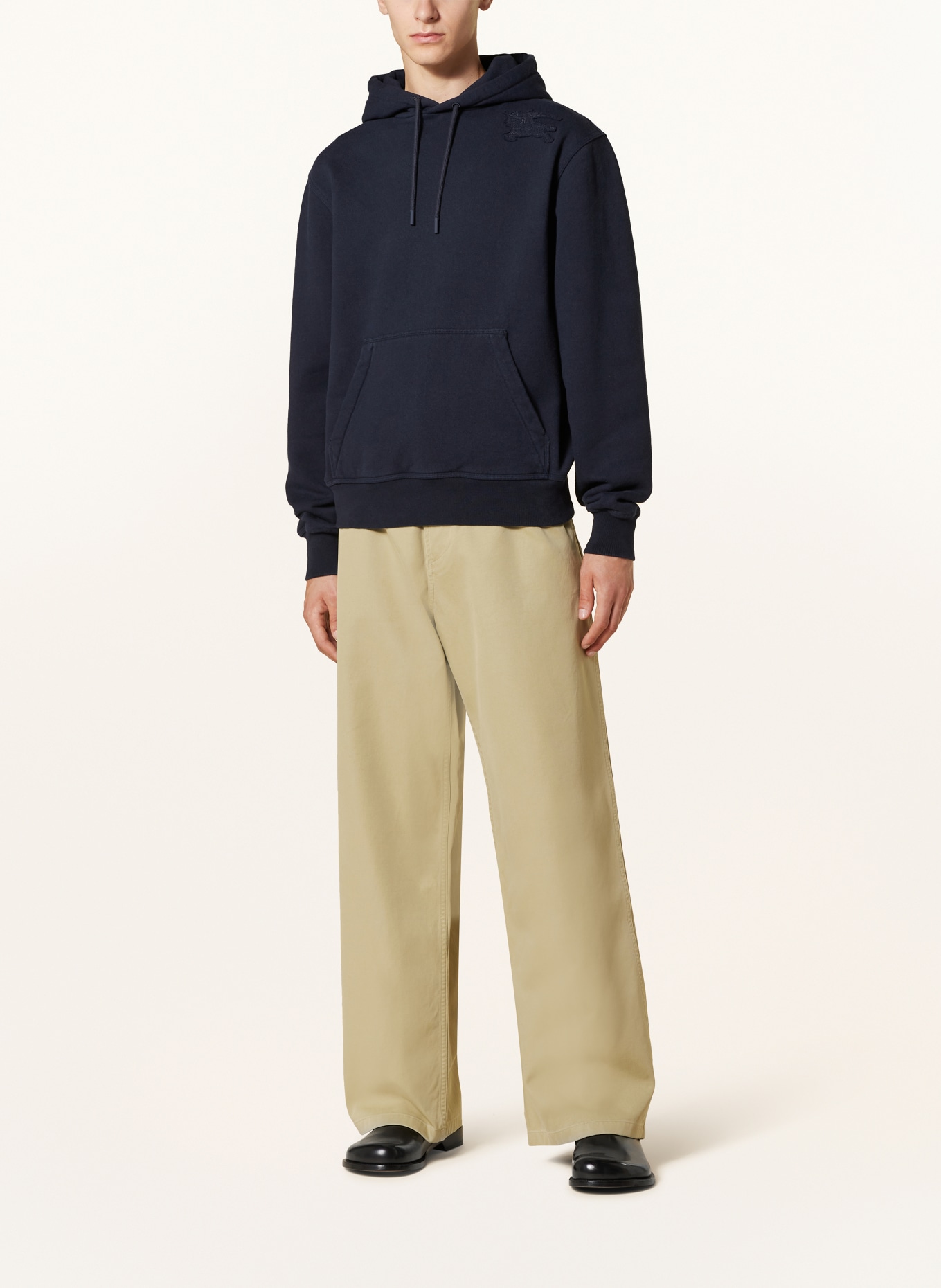 BURBERRY sweat à capuche: BLEU FONCÉ