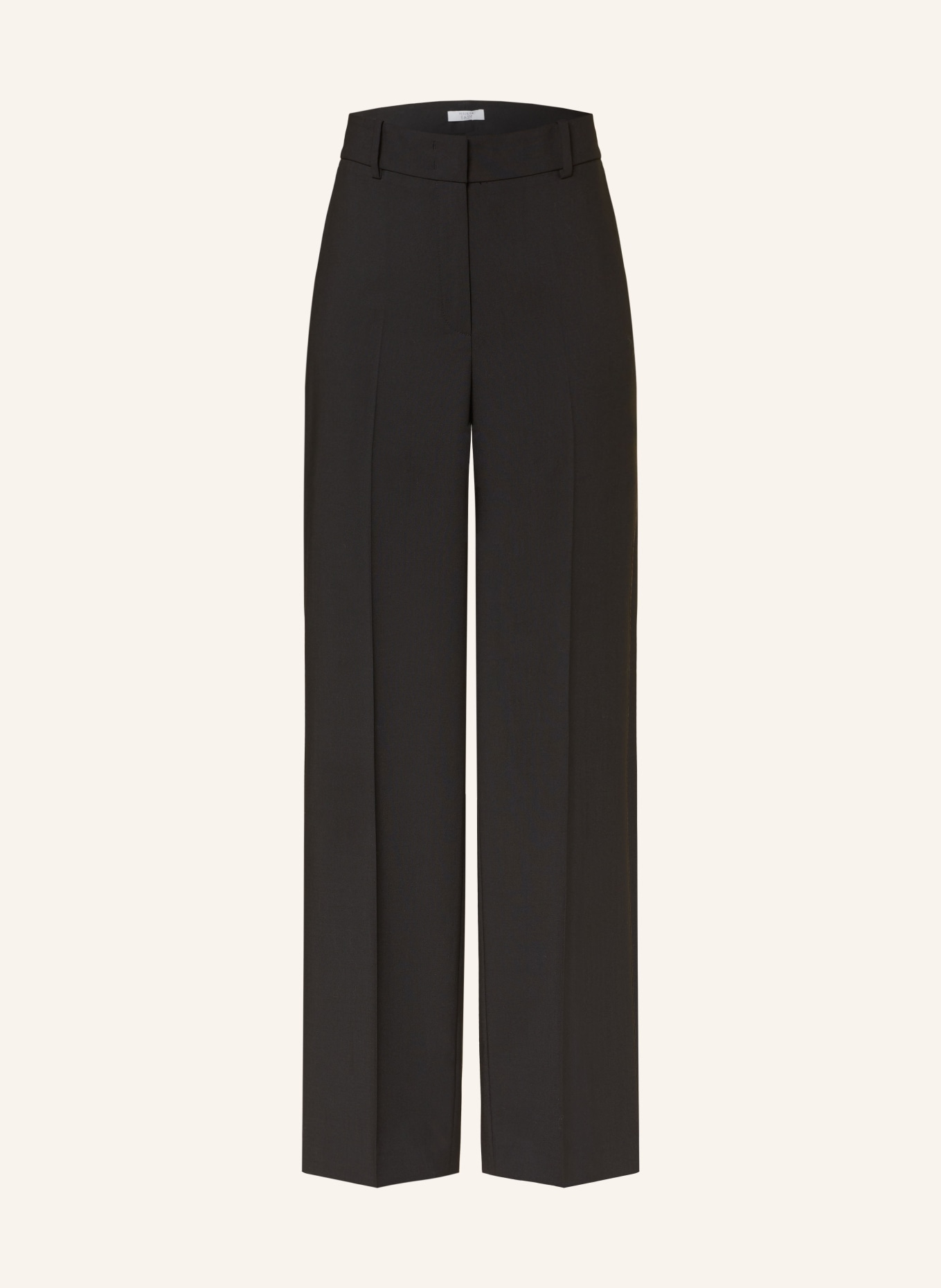 PESERICO EASY Wide leg trousers, Color: BLACK (Image 1)