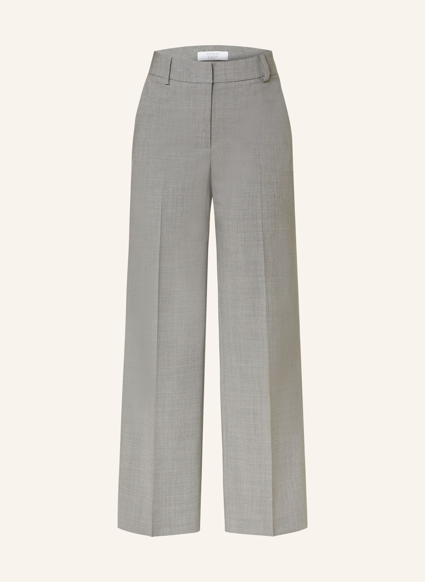 PESERICO EASY Wide leg trousers, Color: GRAY (Image 1)