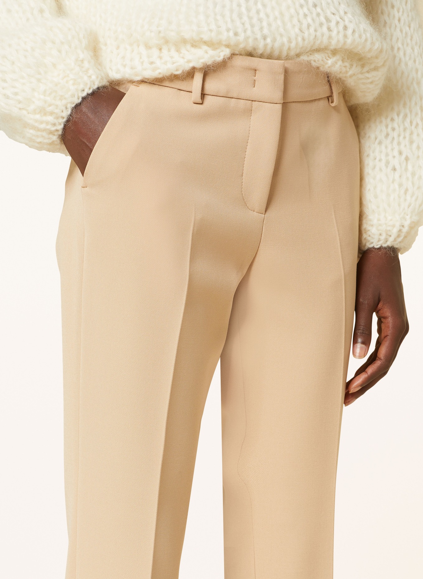 PESERICO EASY Trousers, Color: CAMEL (Image 5)