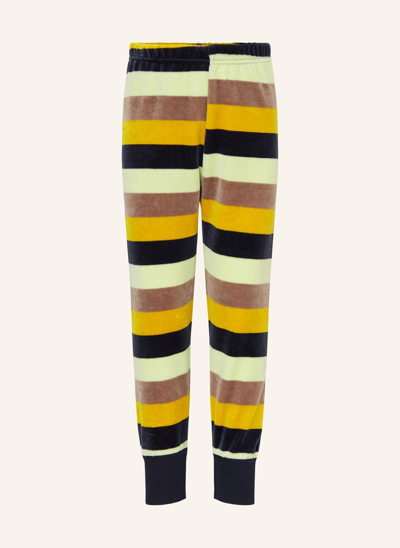 Sanetta Schlafanzug aus Nicki: DUNKELBLAU / DUNKELGELB / HELLGRÜN