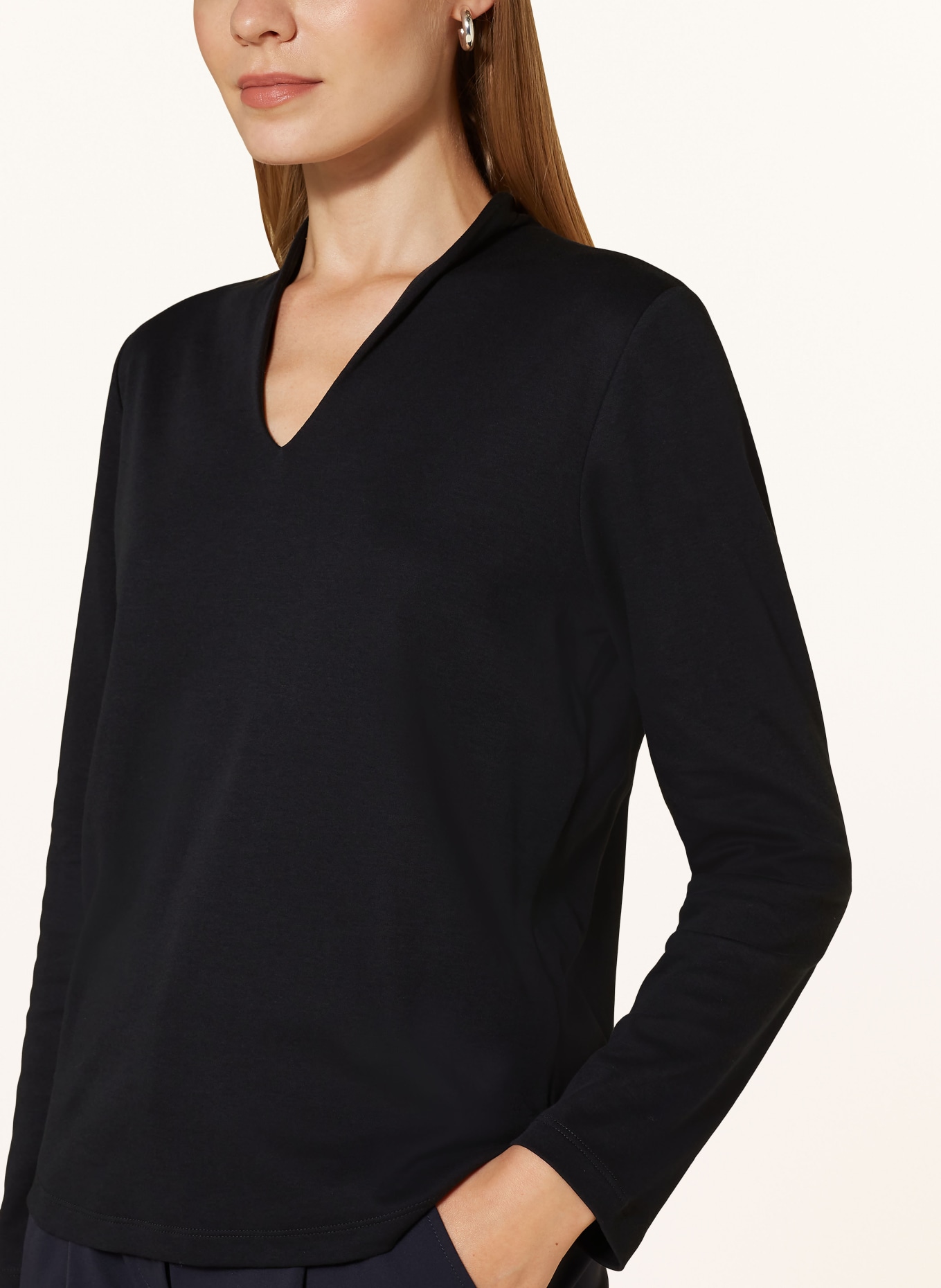 efixelle Long sleeve shirt, Color: BLACK (Image 4)