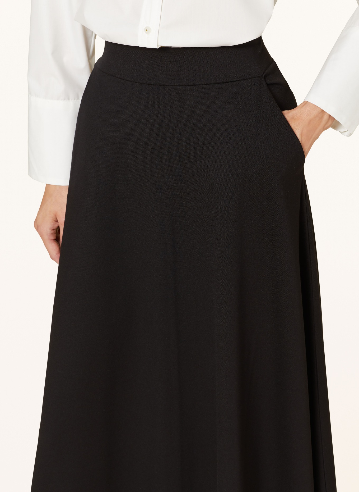 MRS & HUGS gebreide rok: ZWART