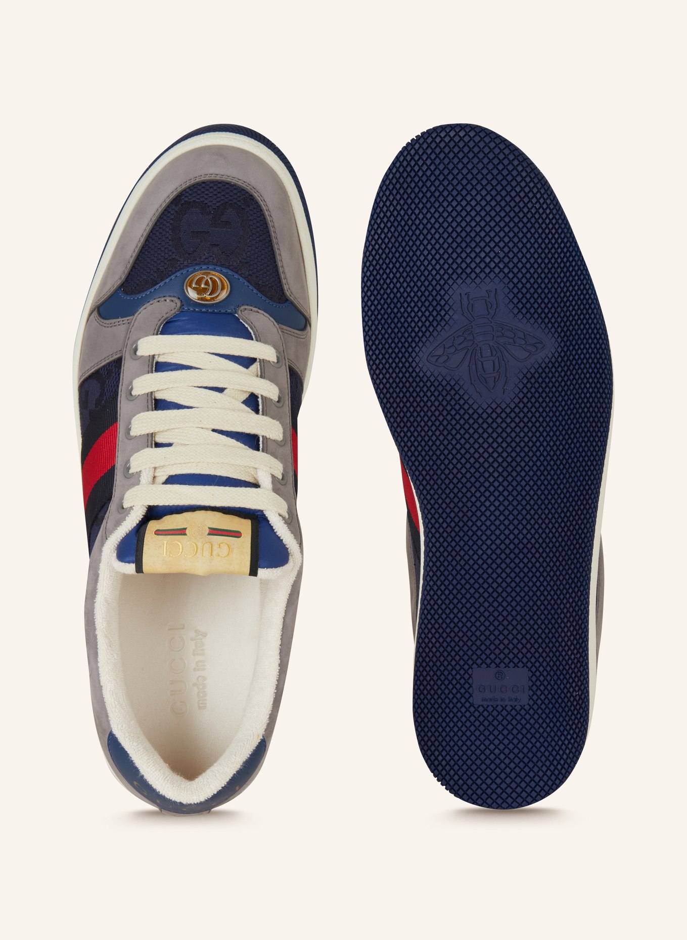 GUCCI Sneaker SCREENER, Farbe: 4551 N.BLU/GR.GR/RO/BRB/R (Bild 5)