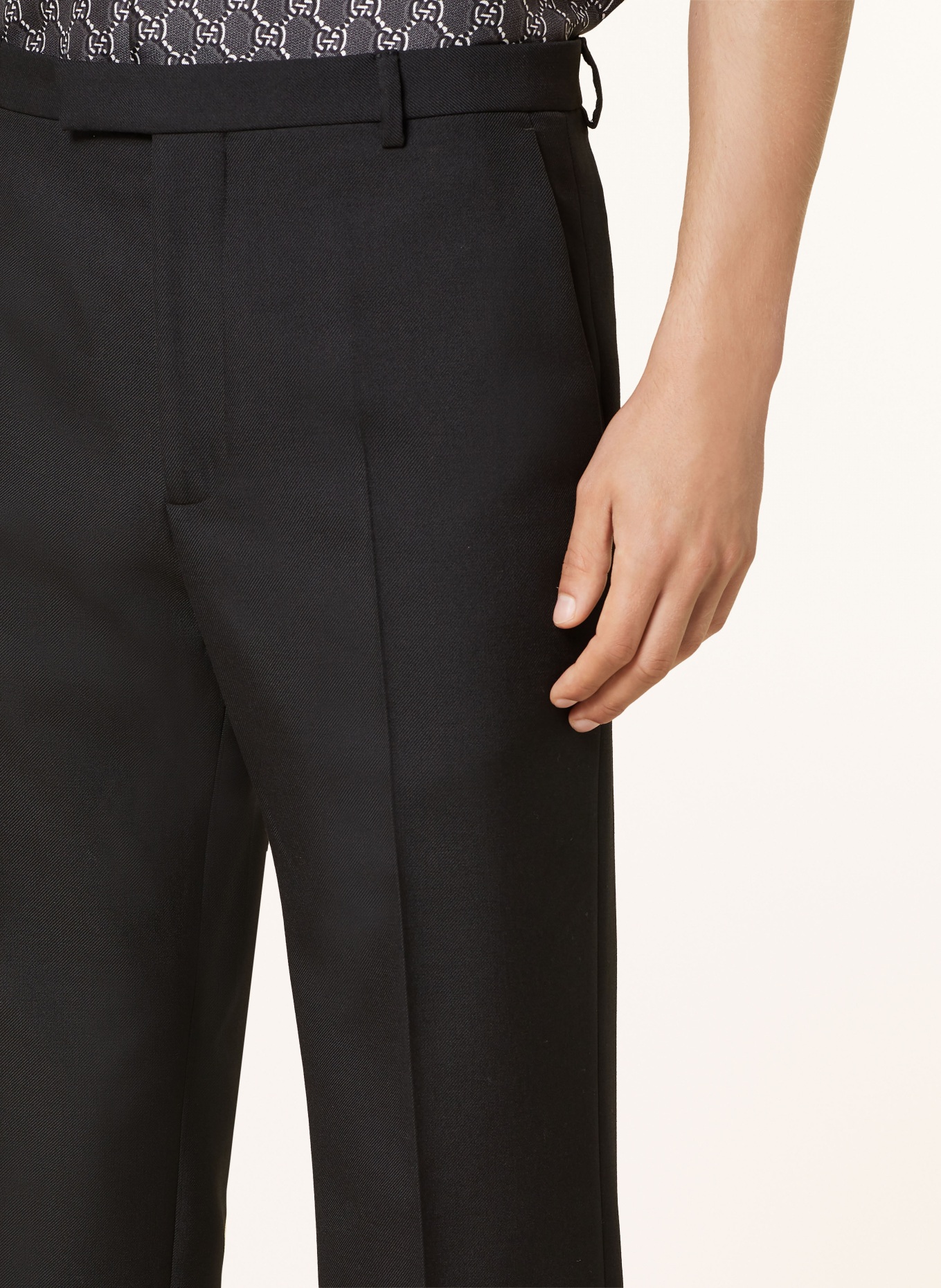 GUCCI Suit trousers regular fit, Color: BLACK (Image 5)